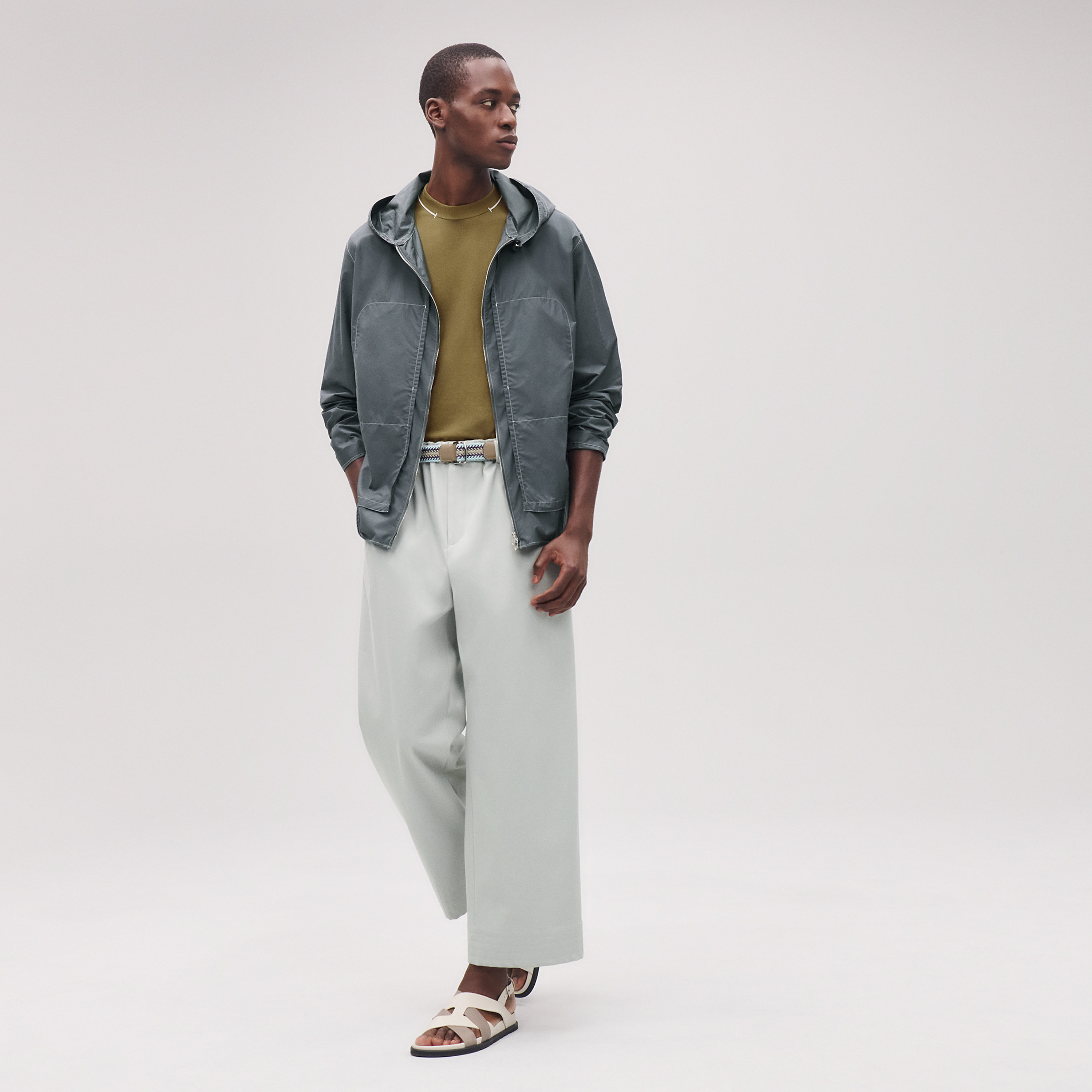 "Twin" hooded jacket