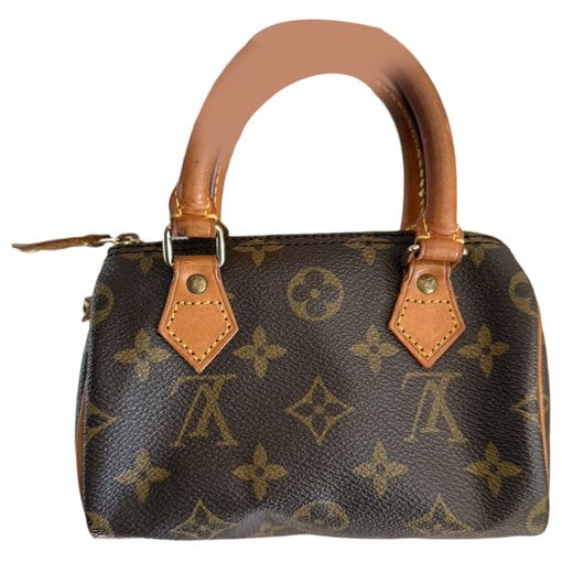 Louis Vuitton Nano Speedy / Mini HL leather handbag