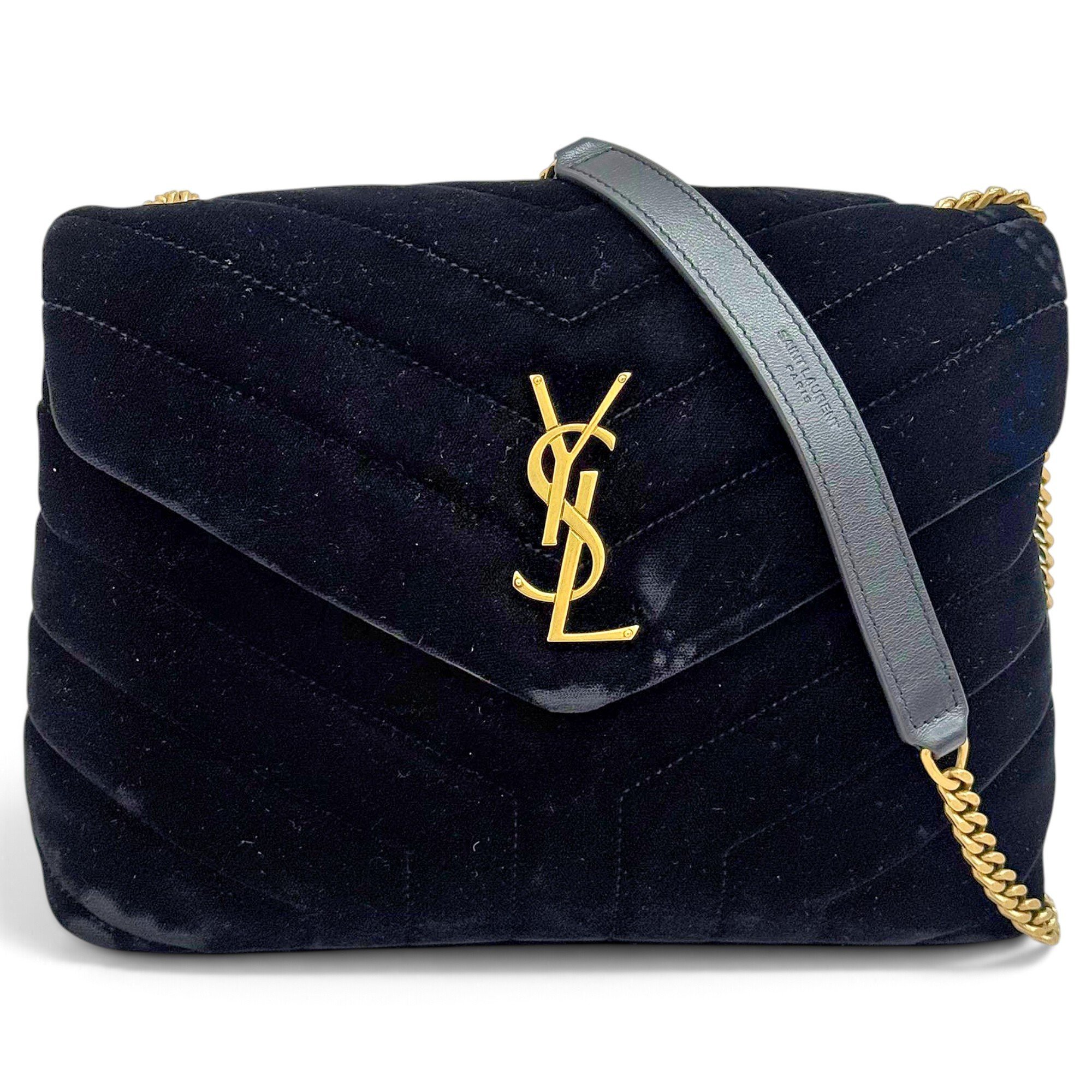 Loulou velvet handbag