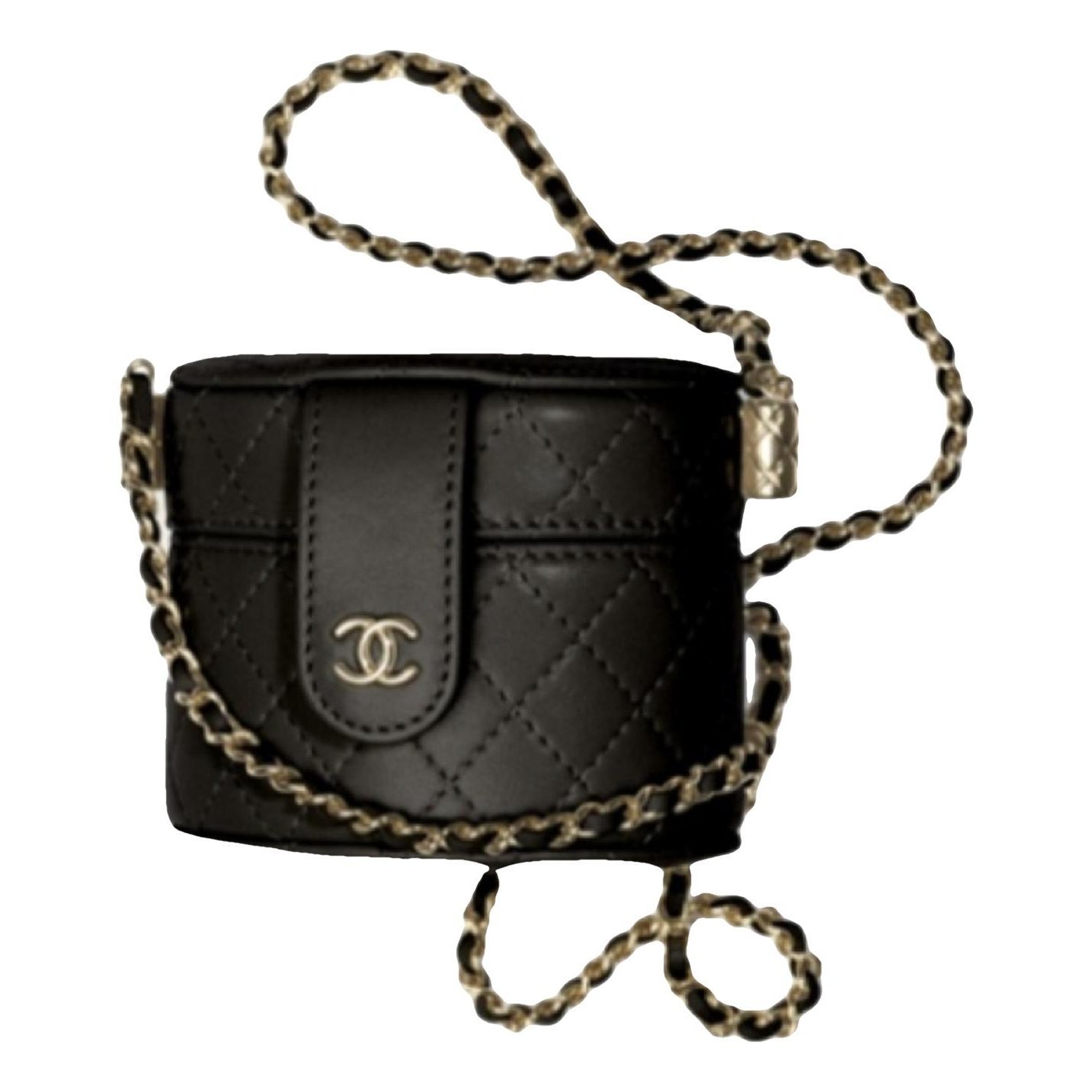 Trendy CC Vanity leather handbag