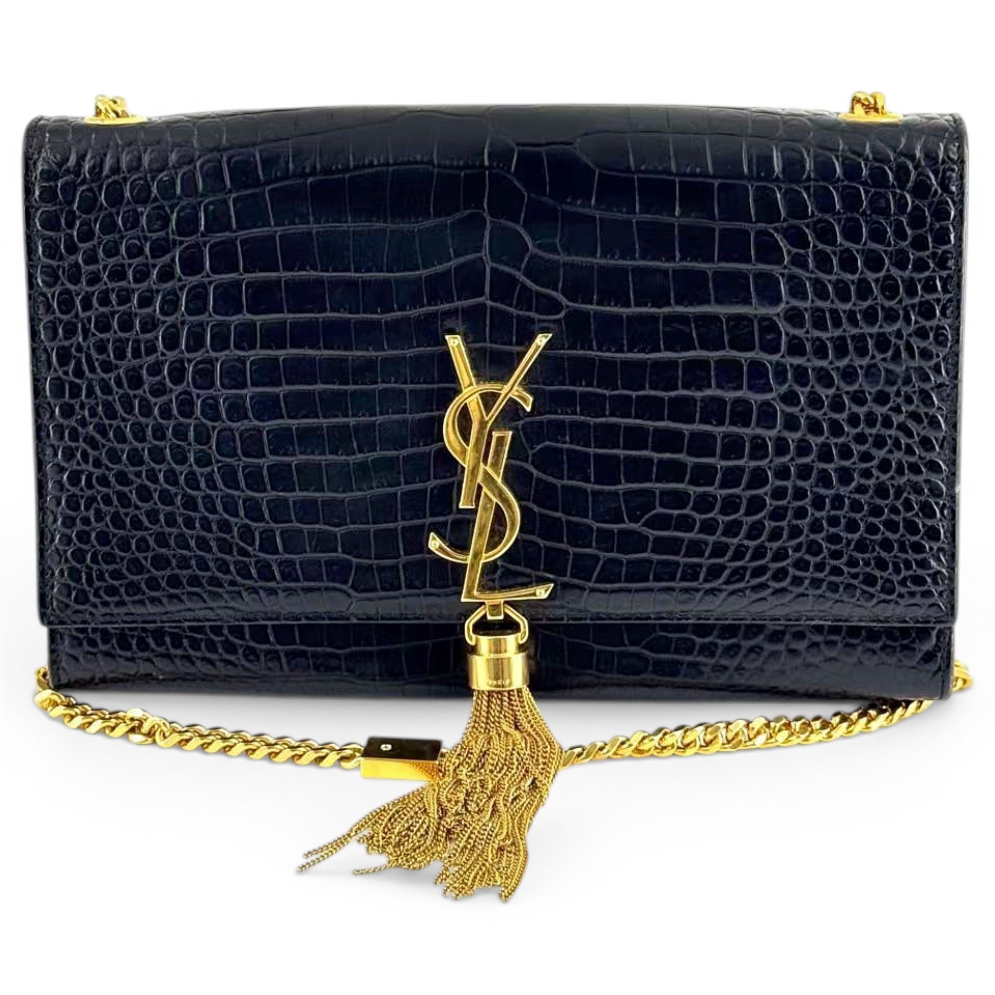 Pompom Kate leather handbag
