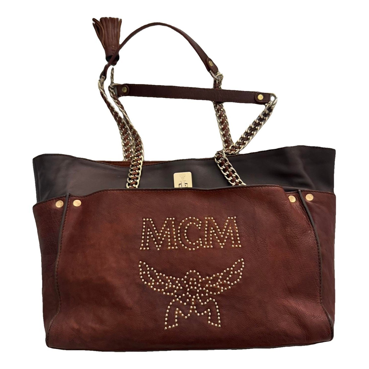 Leather handbag
