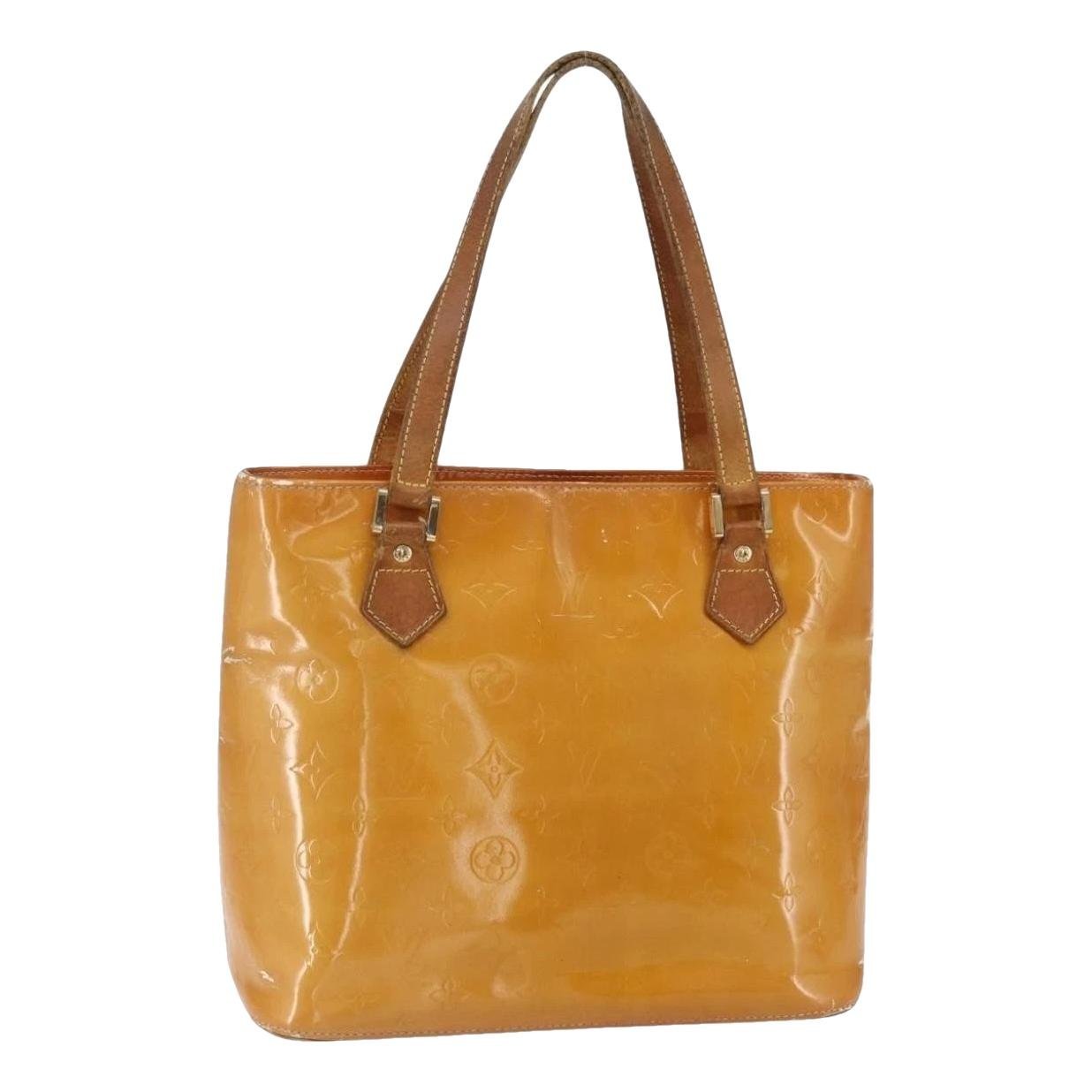 Patent leather handbag