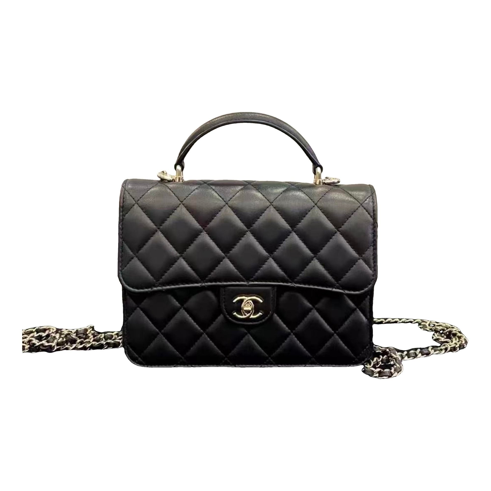 Timeless Classique Top Handle leather handbag