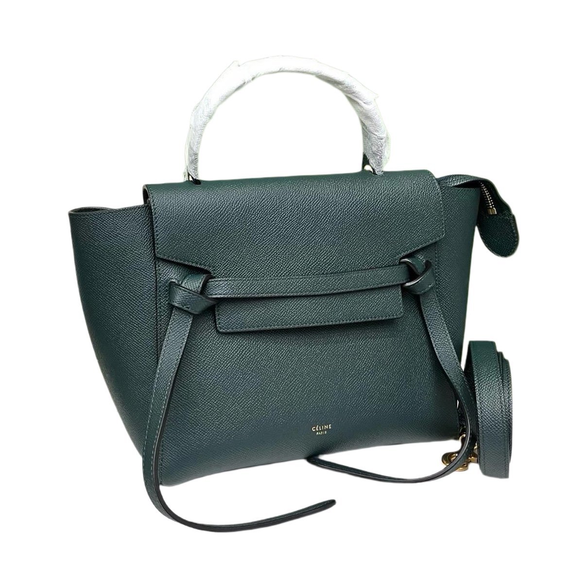 Belt leather handbag