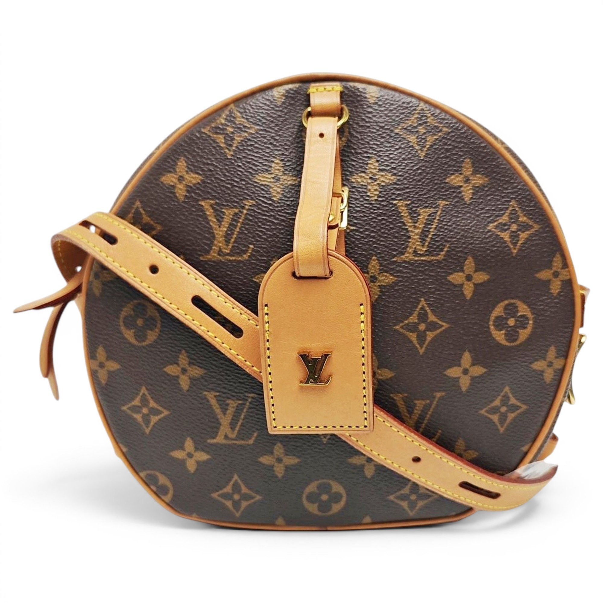 Micro boite chapeau leather handbag