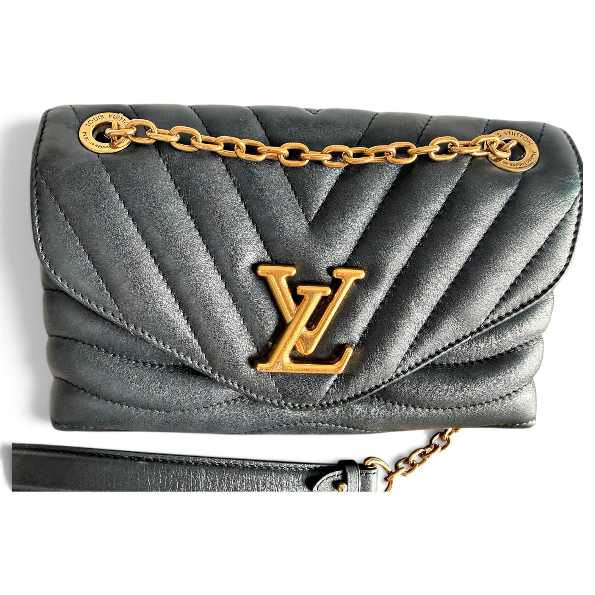 New Wave leather handbag