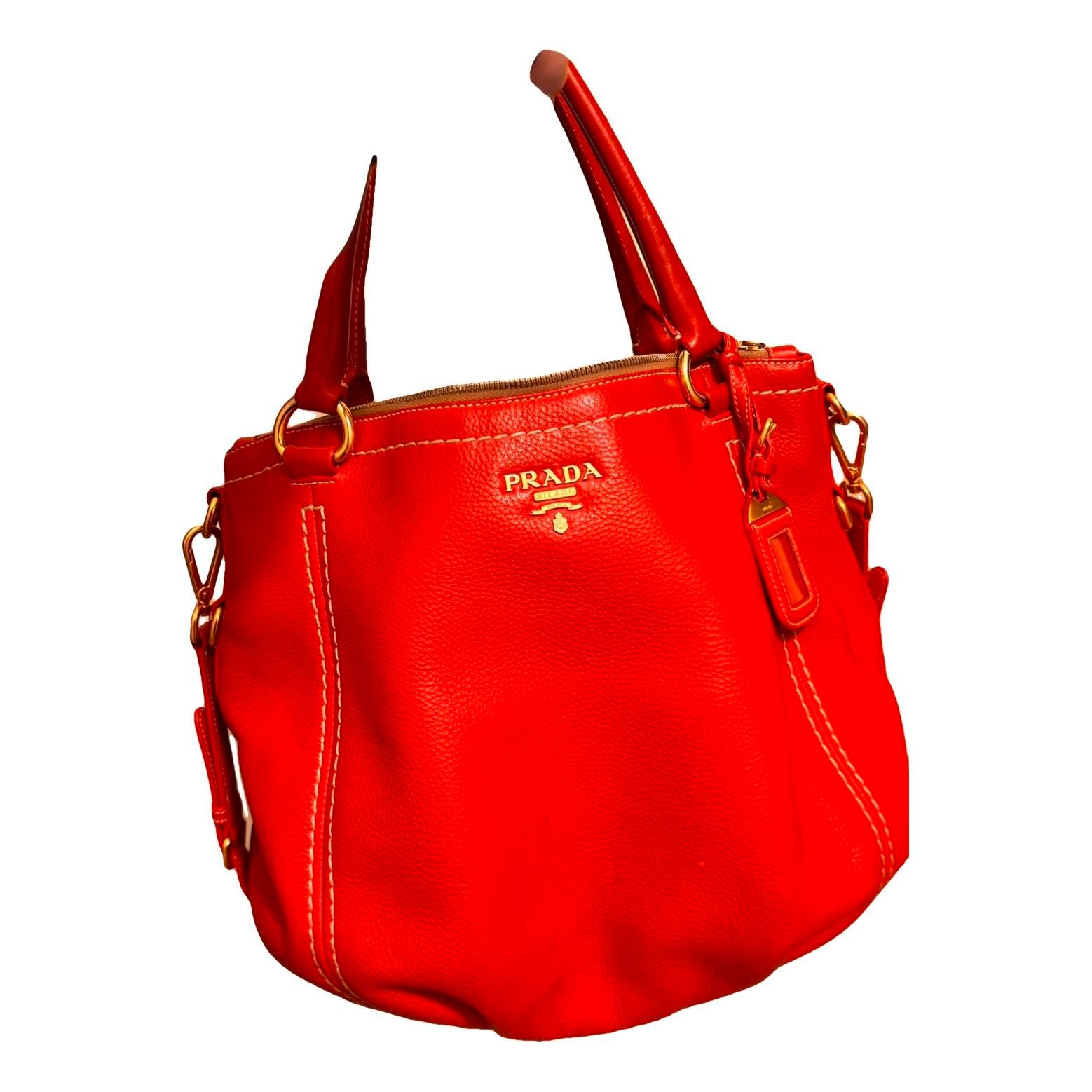Leather tote
