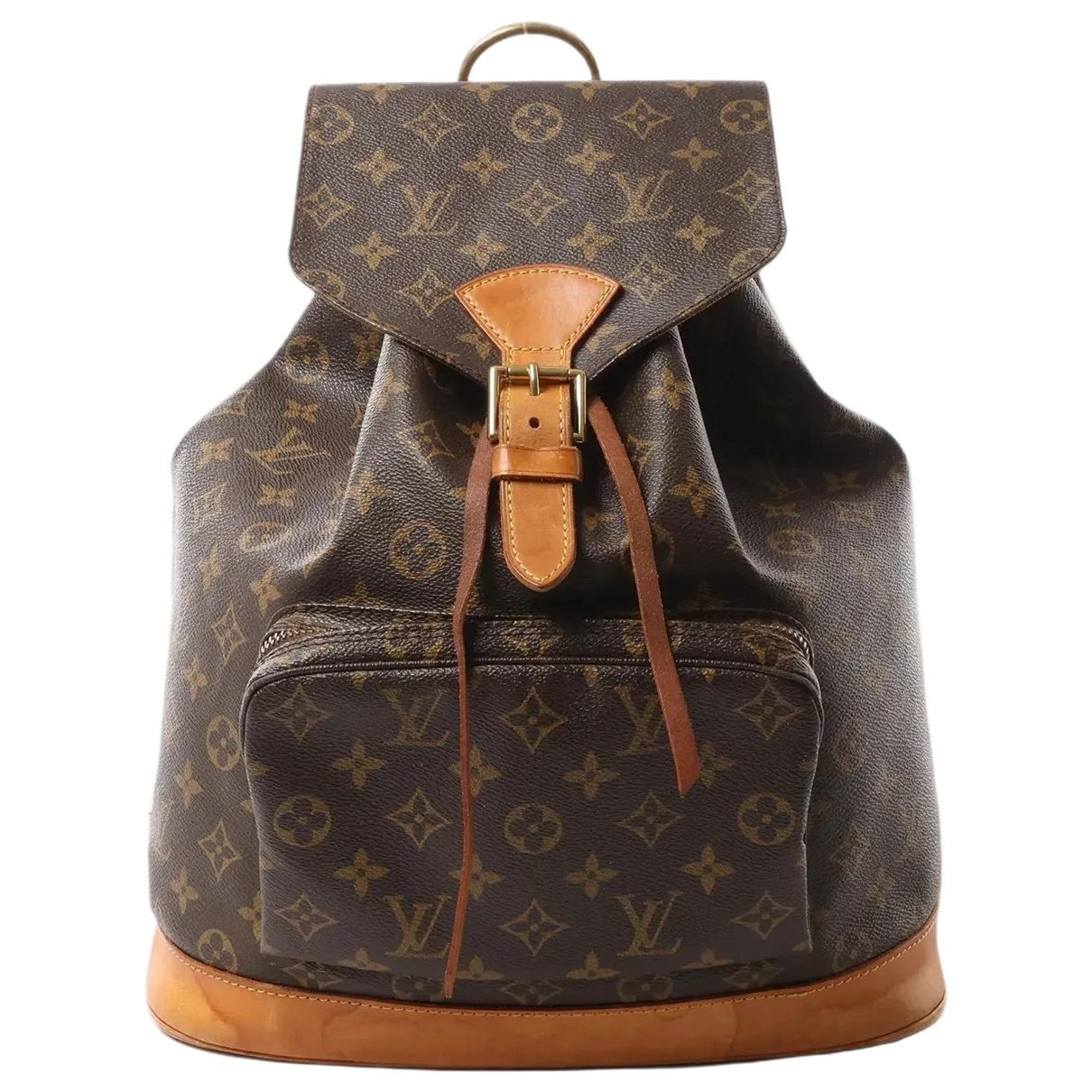 Montsouris leather backpack