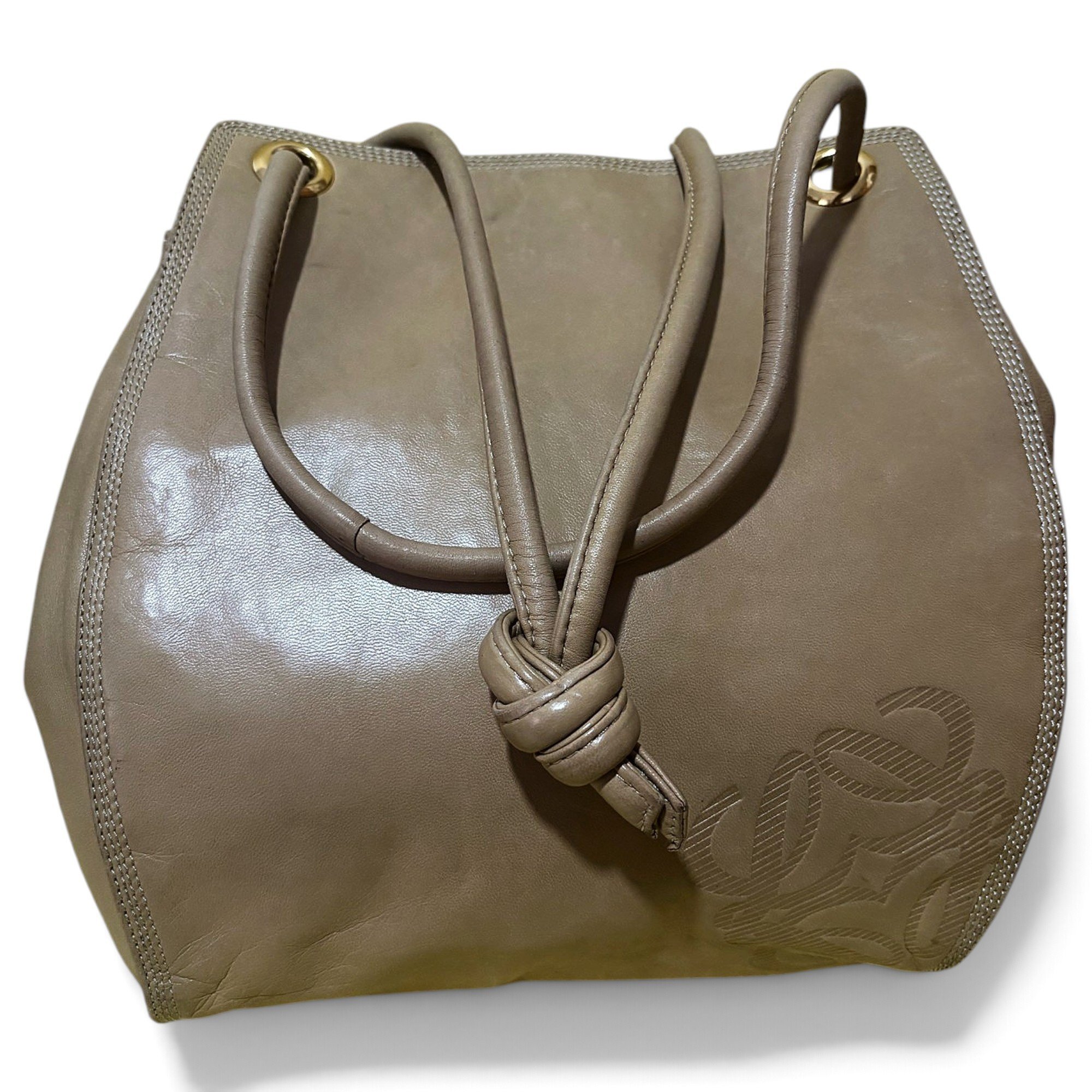 Leather handbag