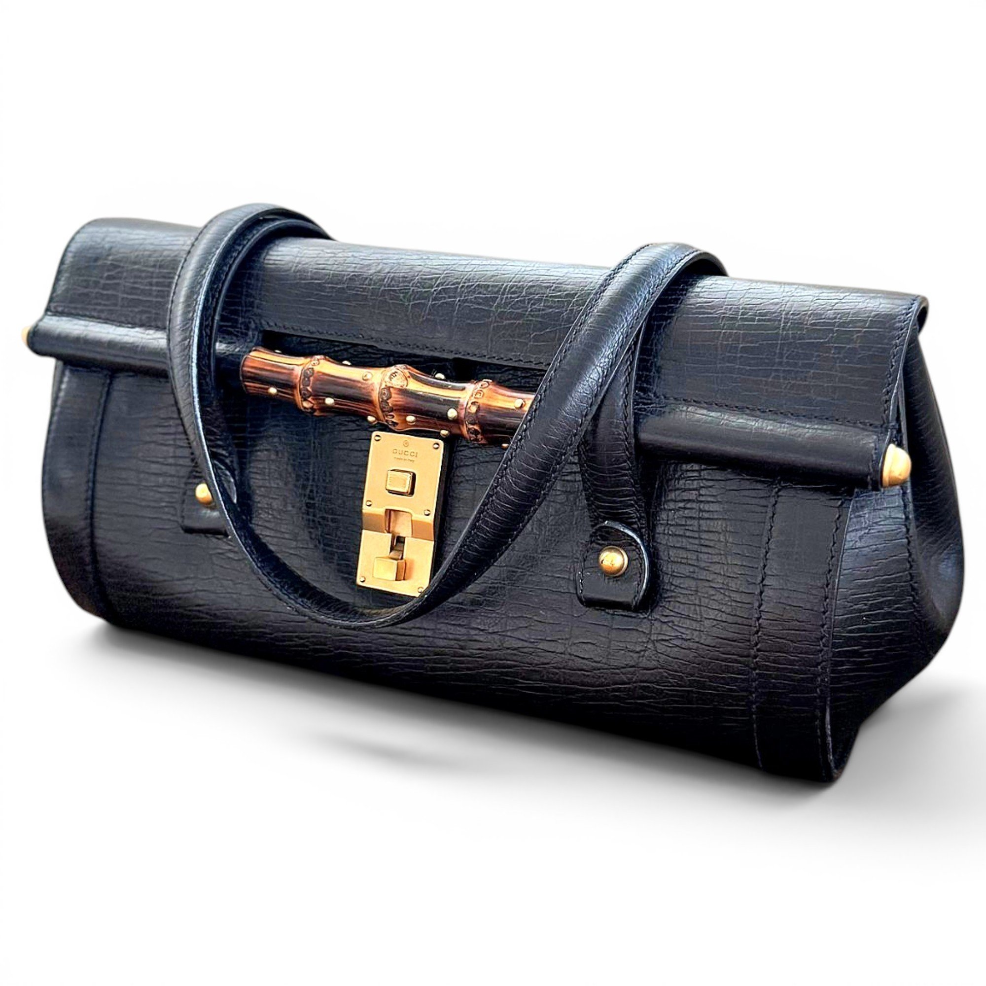 Gucci Bamboo Bullet leather handbag