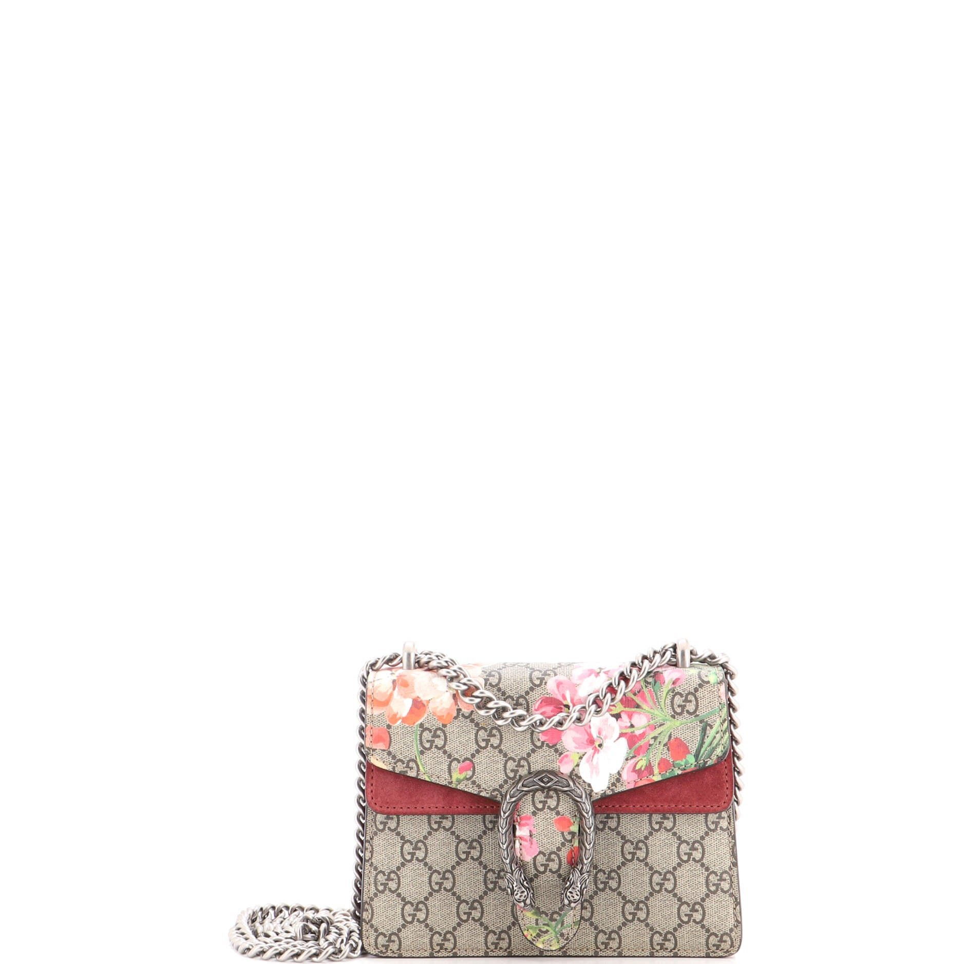 Dionysus Bag Blooms Print GG Coated Canvas Mini