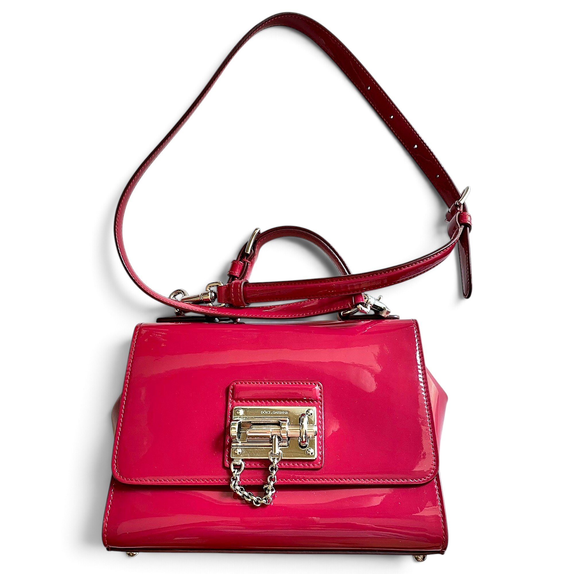 Patent leather crossbody bag