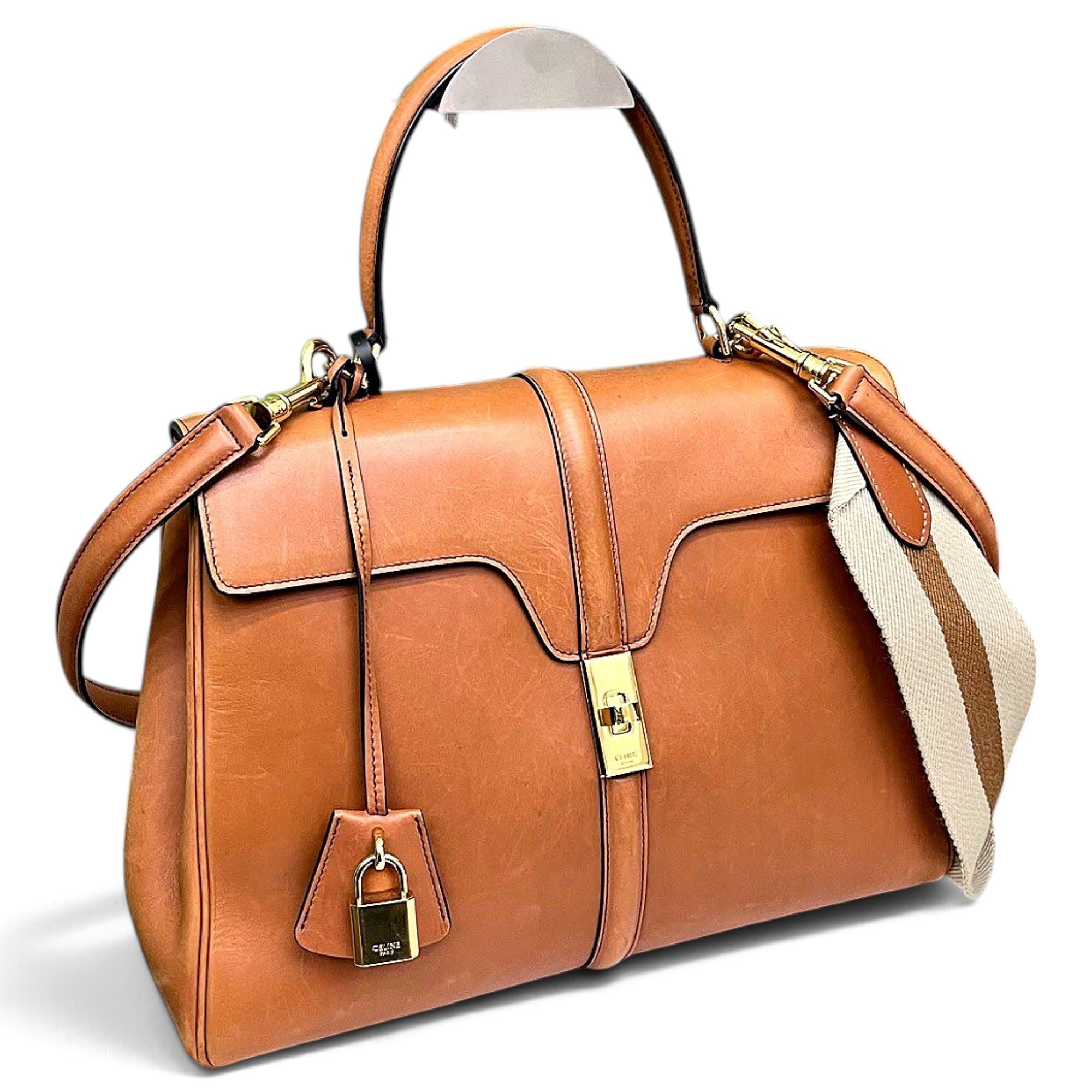 Sac 16 leather handbag