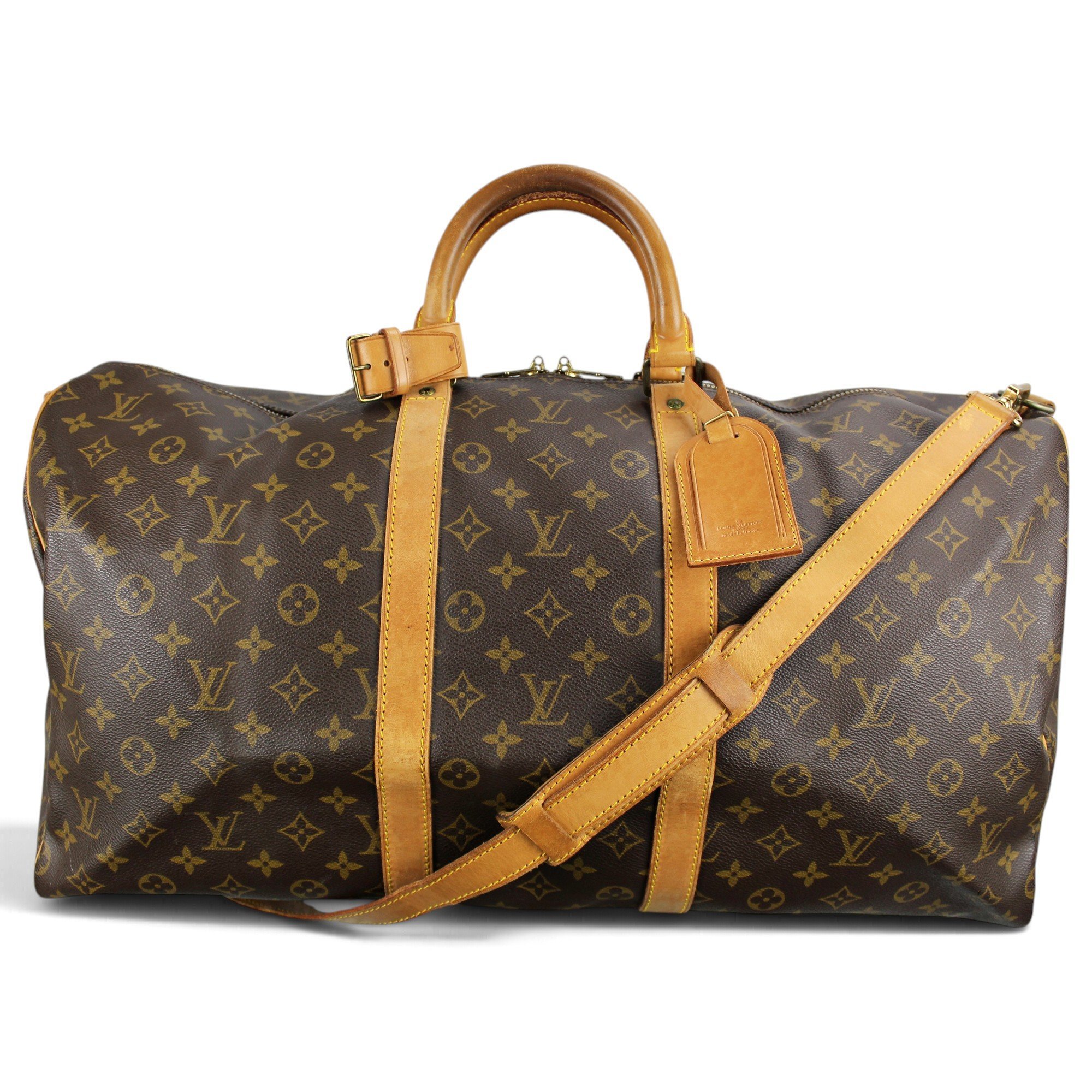 Keepall leather 48h bag