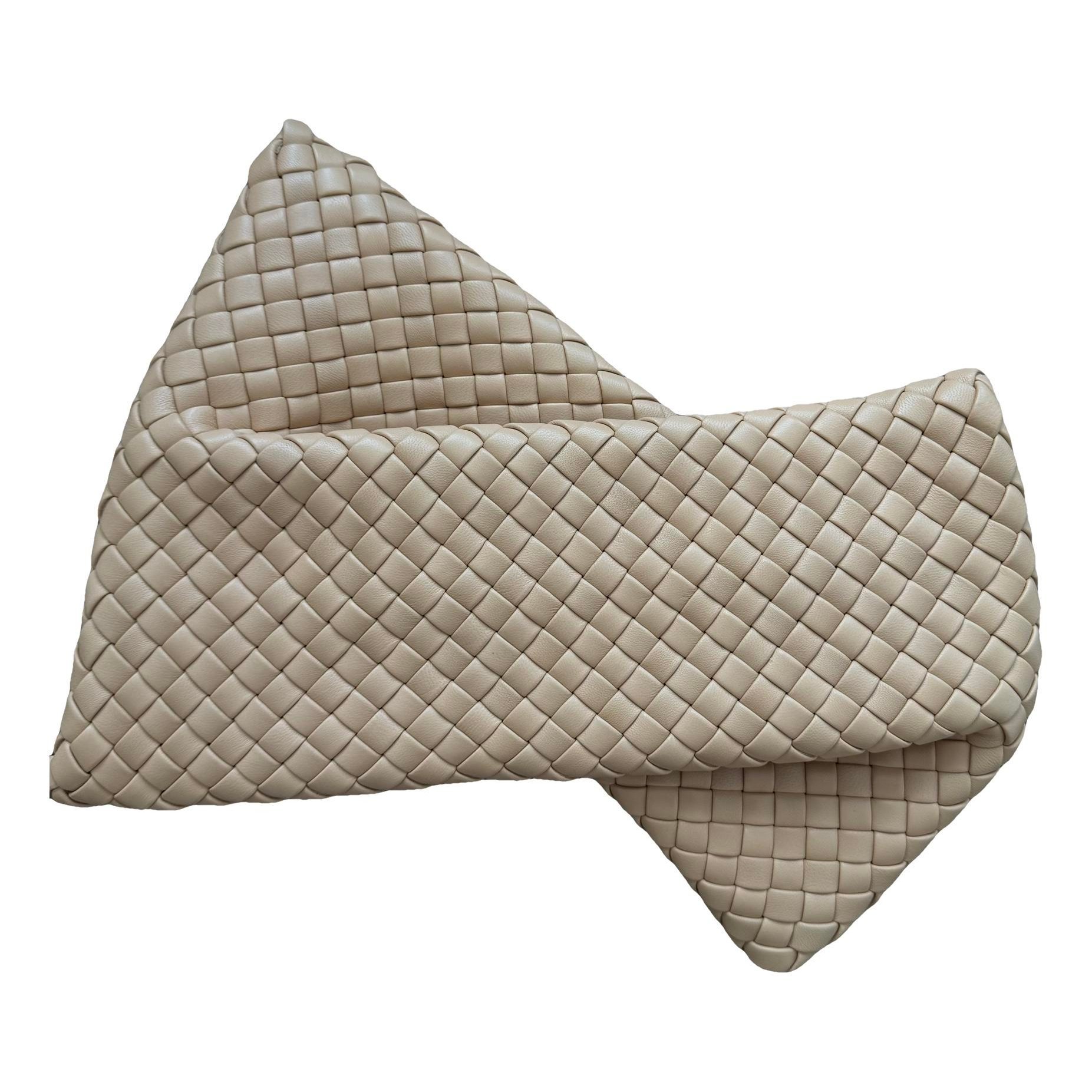 Leather clutch bag