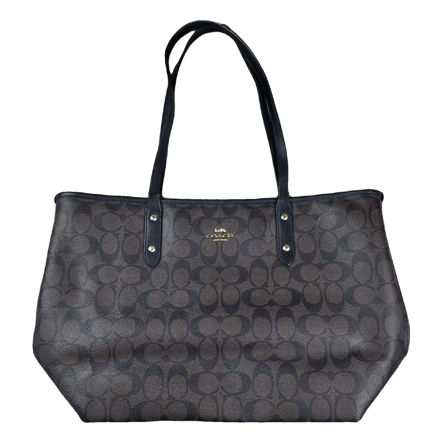 CITY ZIP TOTE leather tote
