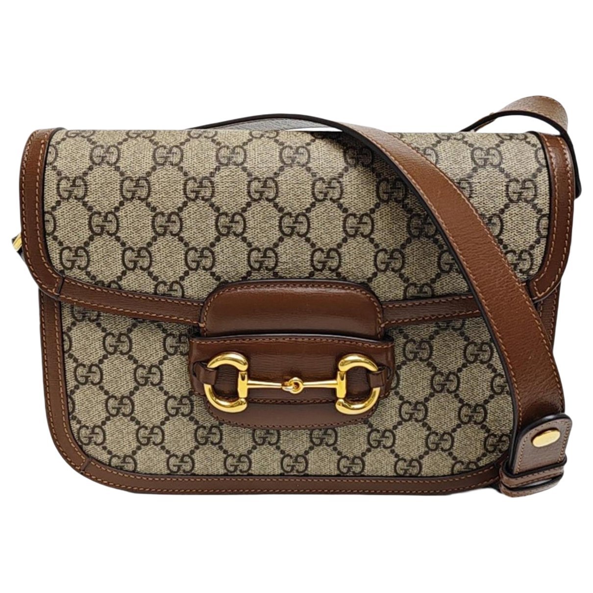 Handle Horsebit 1955 leather crossbody bag