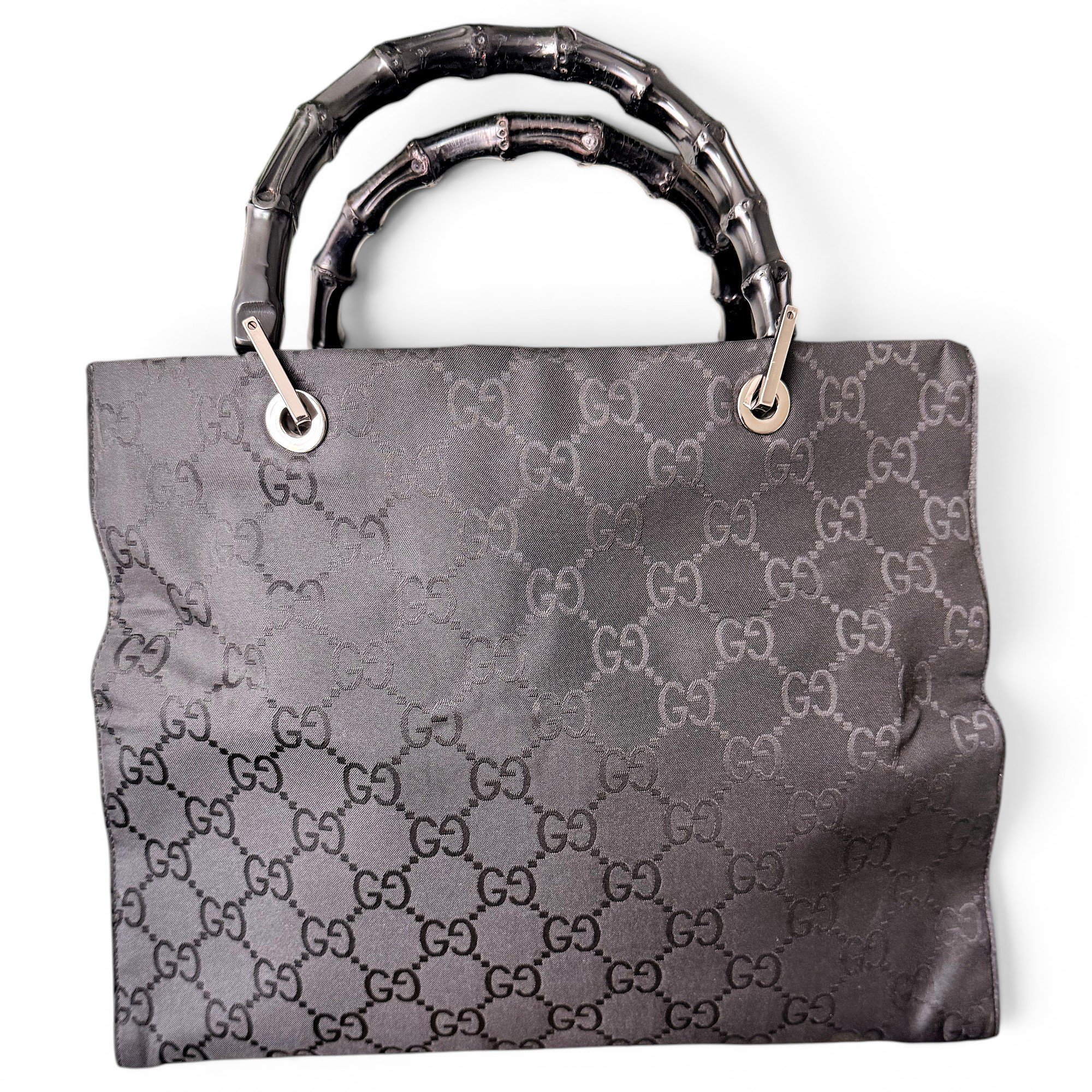 Vintage Bamboo cloth tote