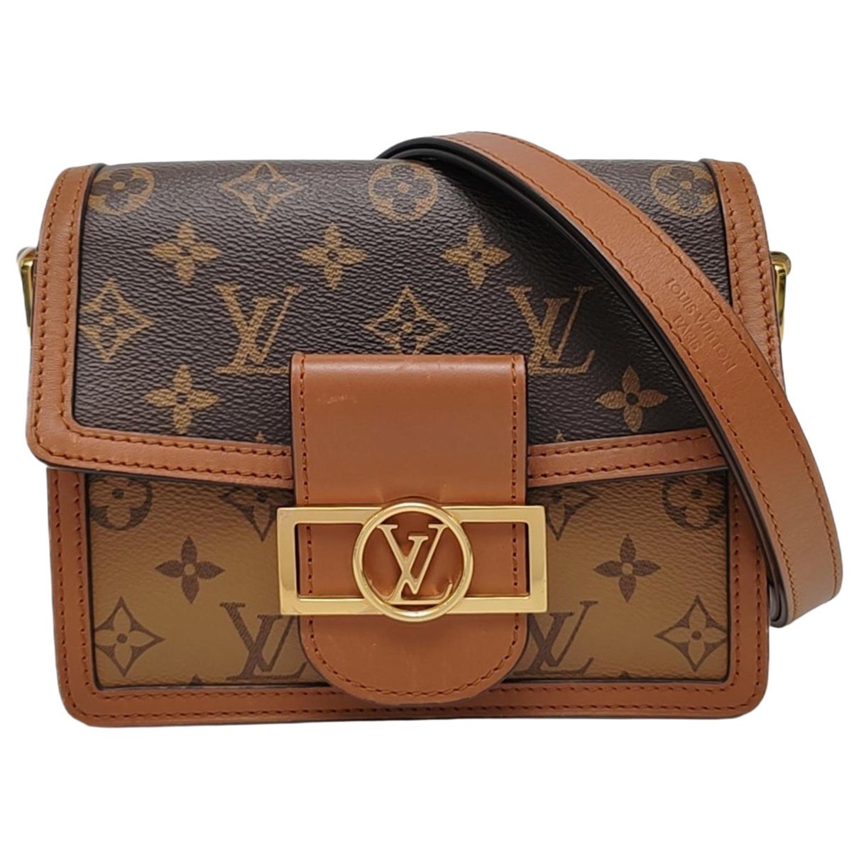 Louis Vuitton Dauphine leather handbag