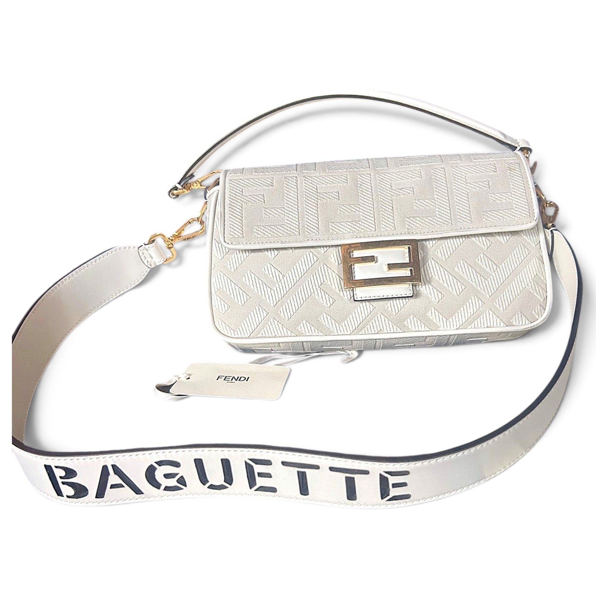Fendi Baguette cloth handbag