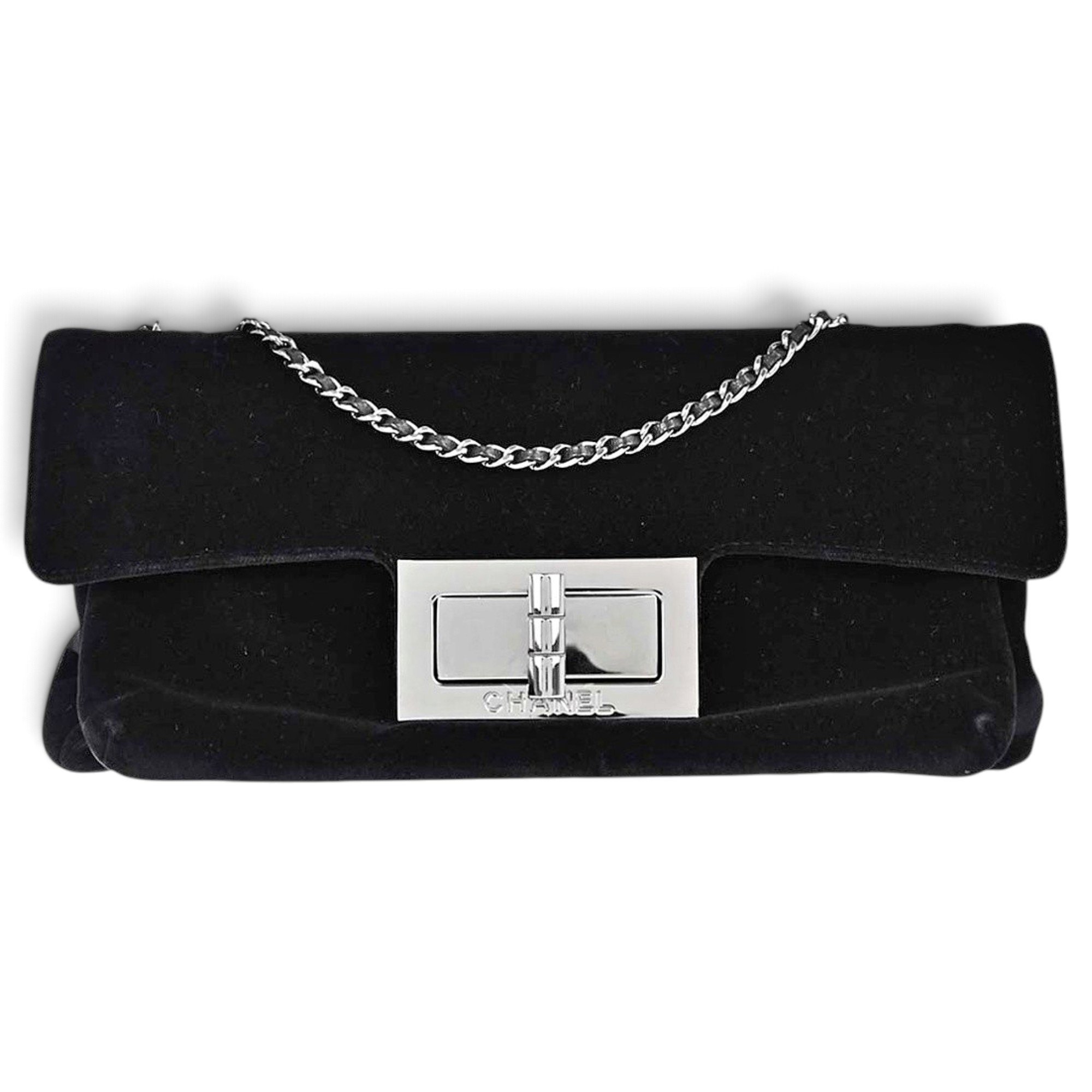 2.55 velvet handbag
