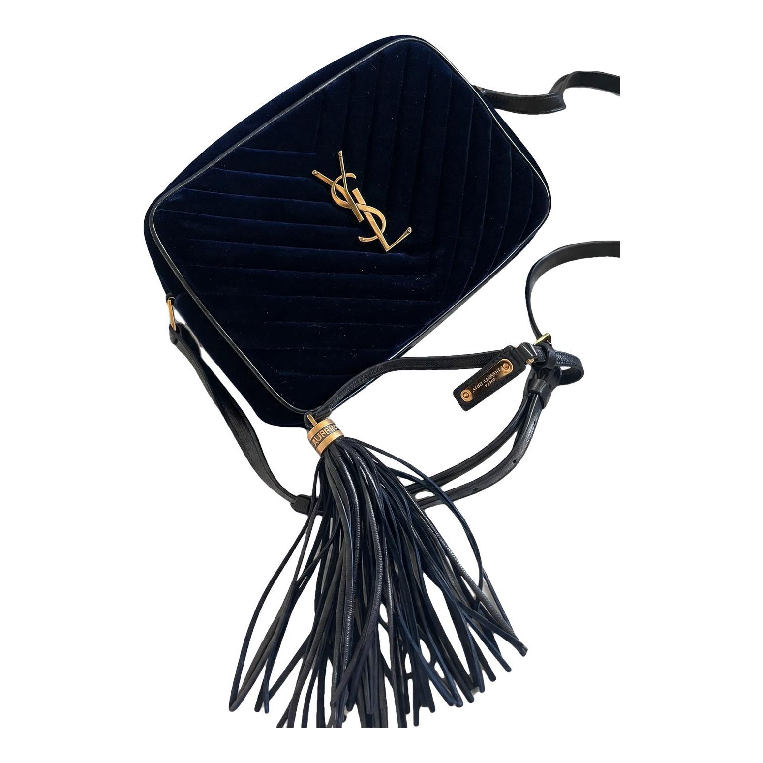 Velvet handbag