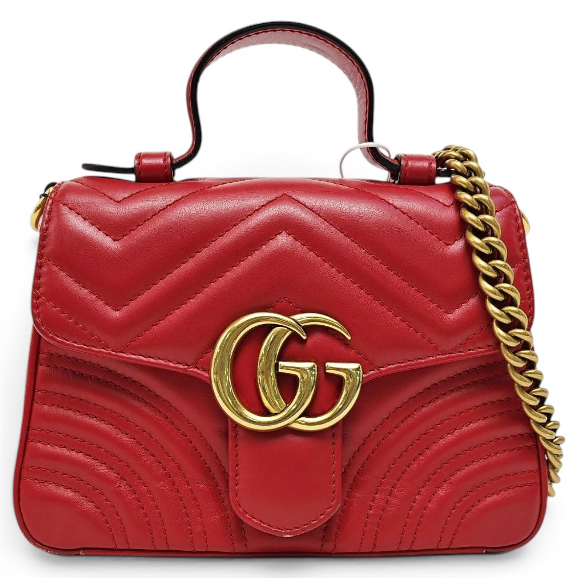 Gucci GG Marmont Flap leather handbag