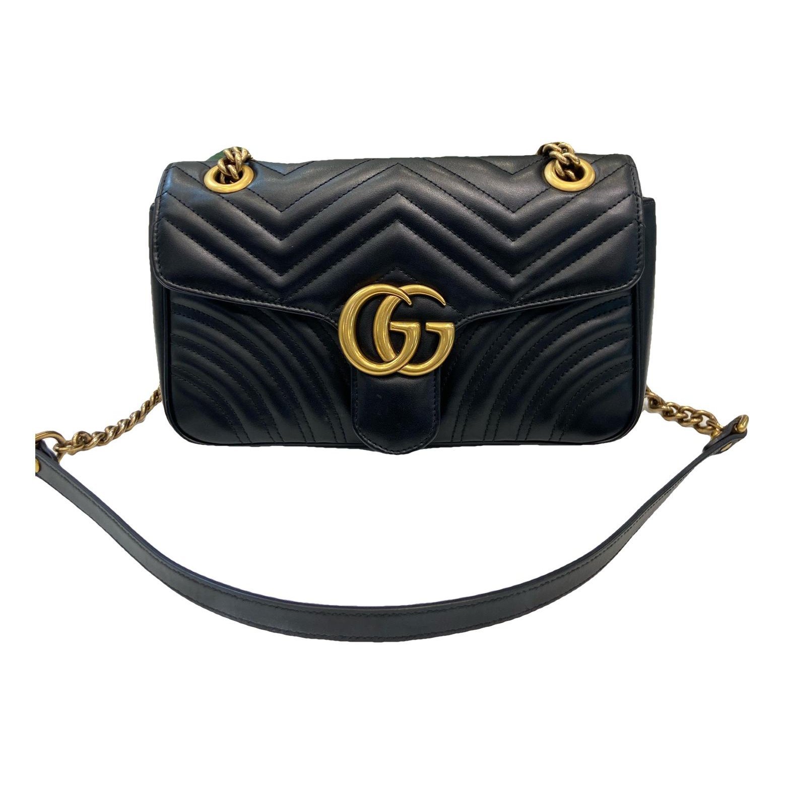 GG Marmont Flap leather handbag