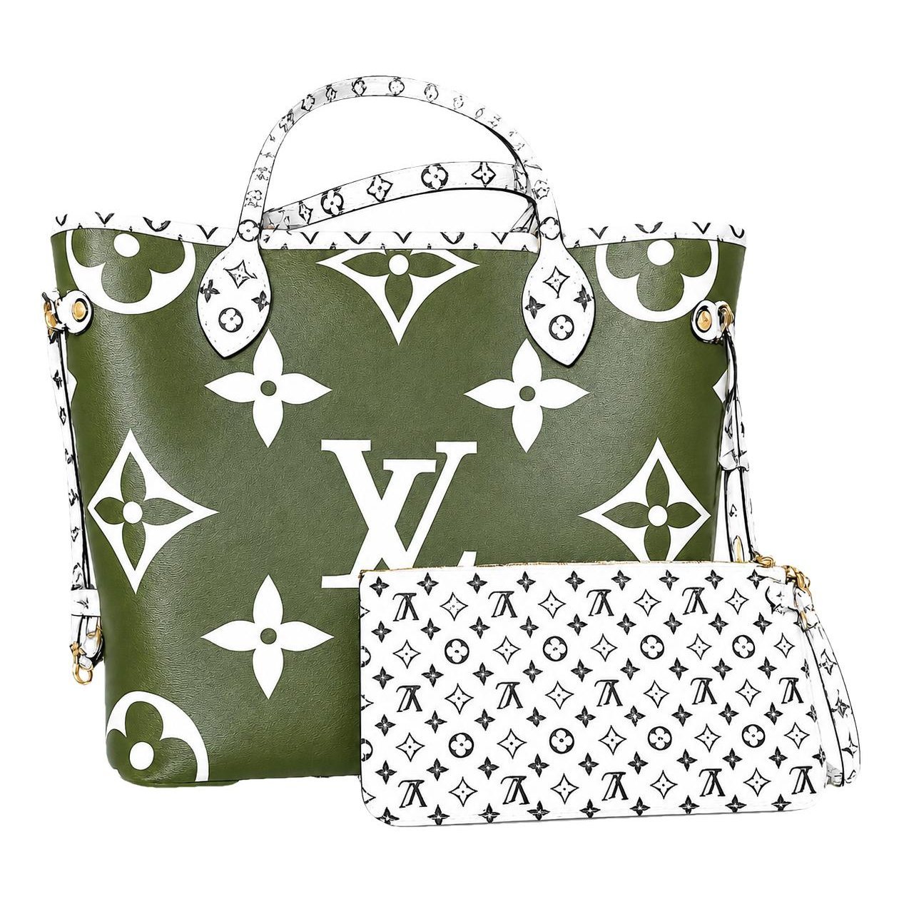 Neverfull leather tote