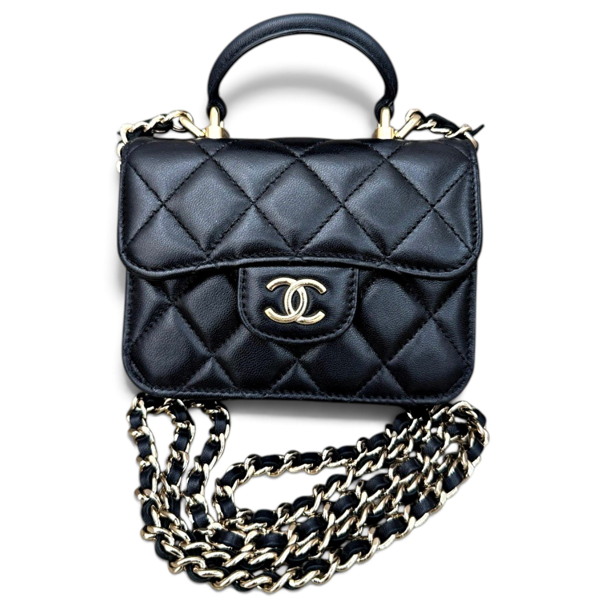 Timeless Classique Top Handle leather mini bag