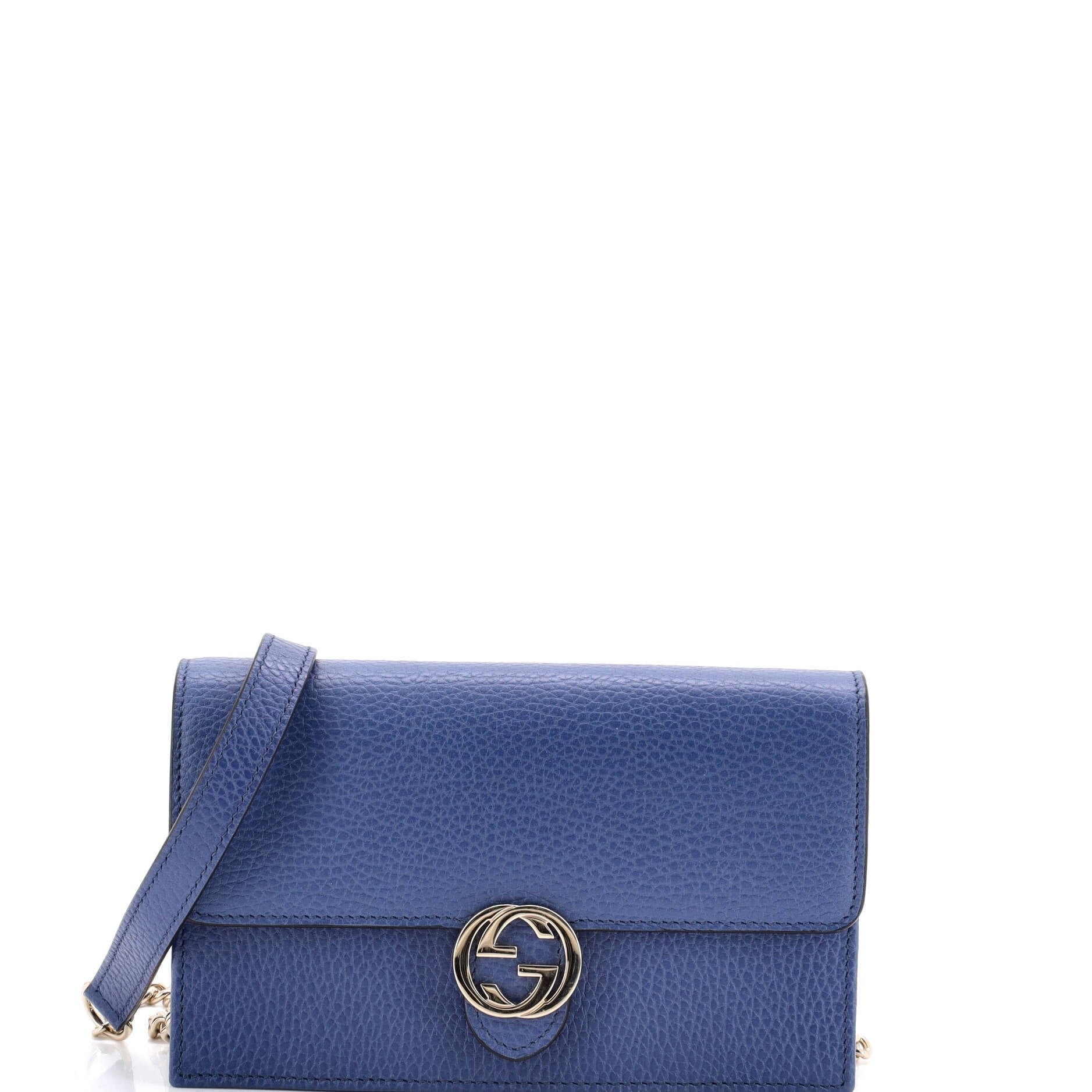 Interlocking Wallet on Chain Leather