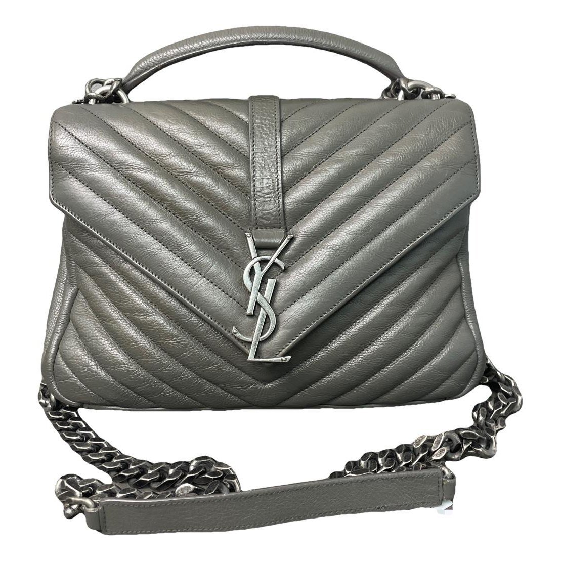 Collége monogramme leather handbag