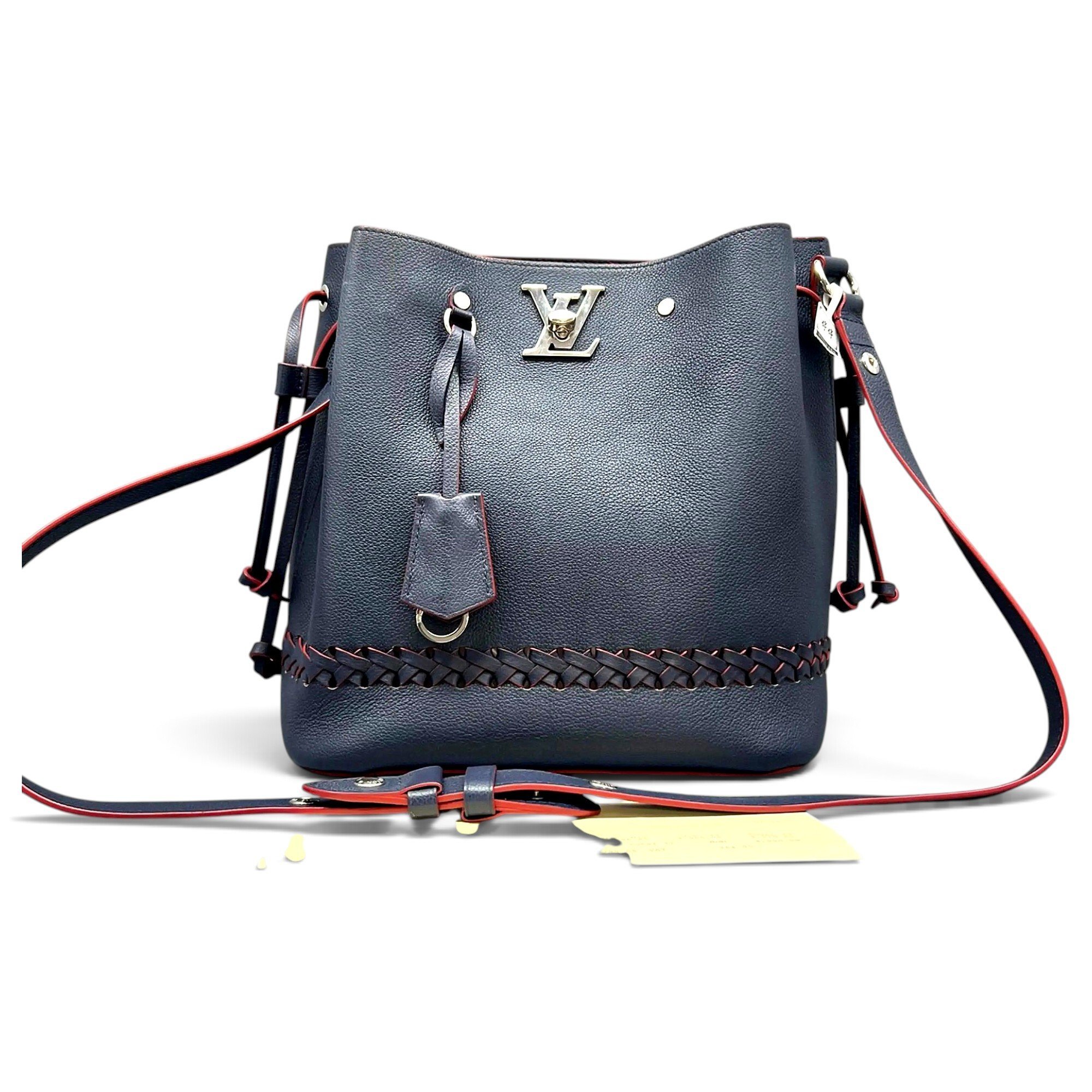 Louis Vuitton Lockme Bucket leather crossbody bag