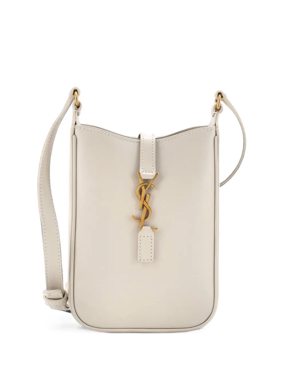 Le 5 a 7 Vertical Shoulder Bag Leather Mini crossbody bag