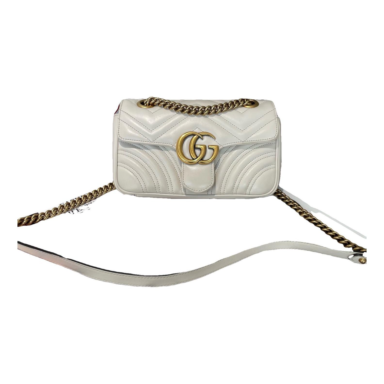 GG Marmont Flap leather handbag