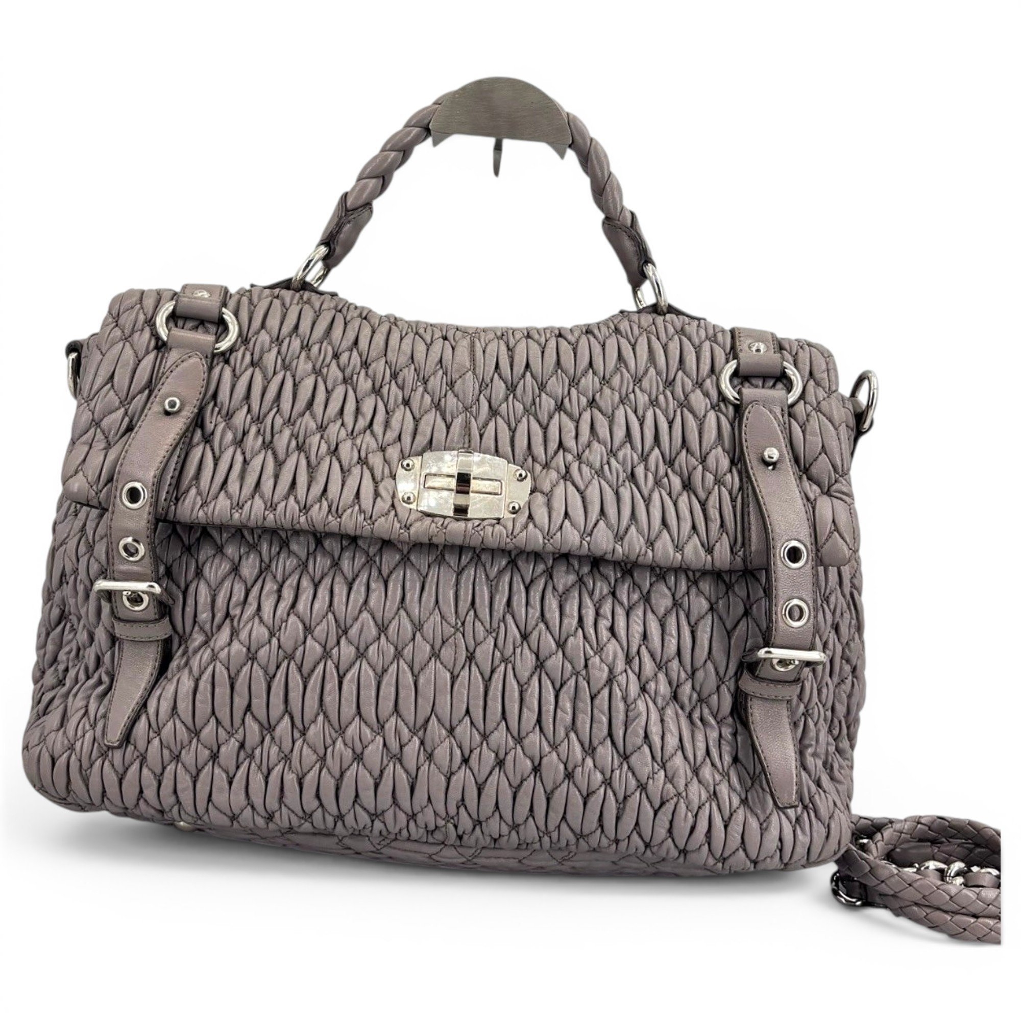 Leather handbag