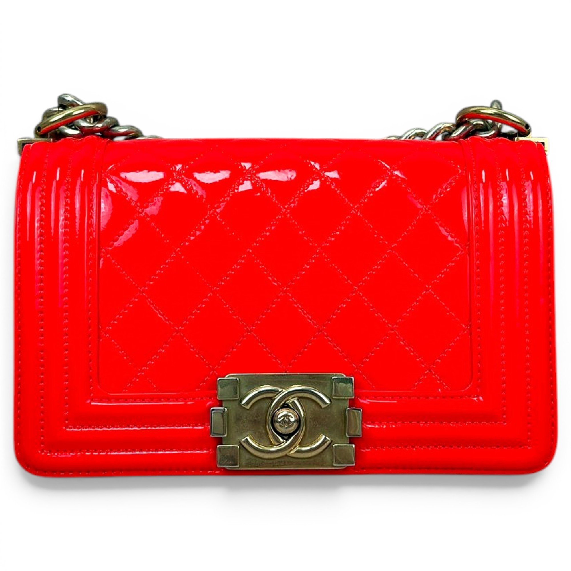 Boy patent leather handbag