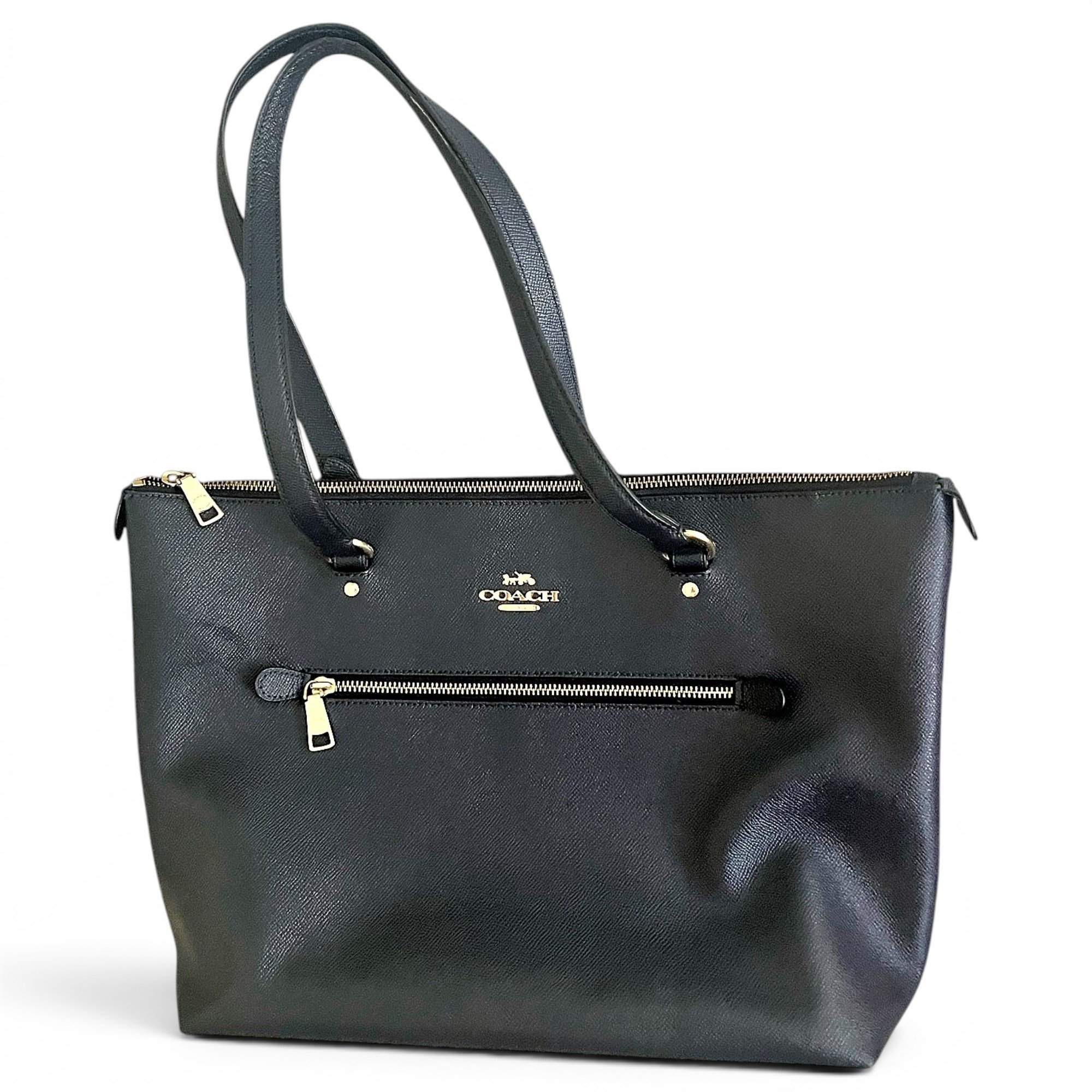 Leather tote