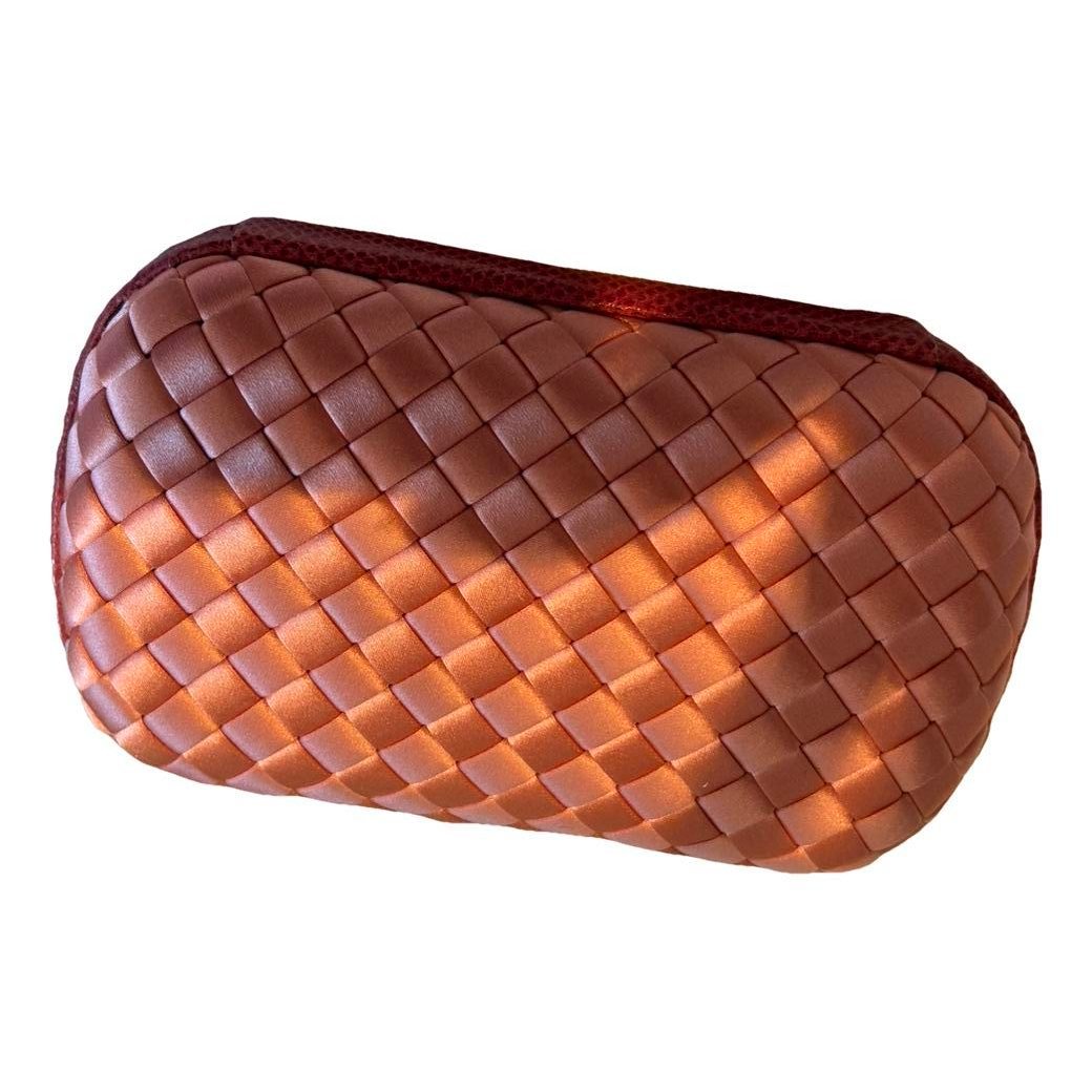 Pochette Knot silk clutch bag