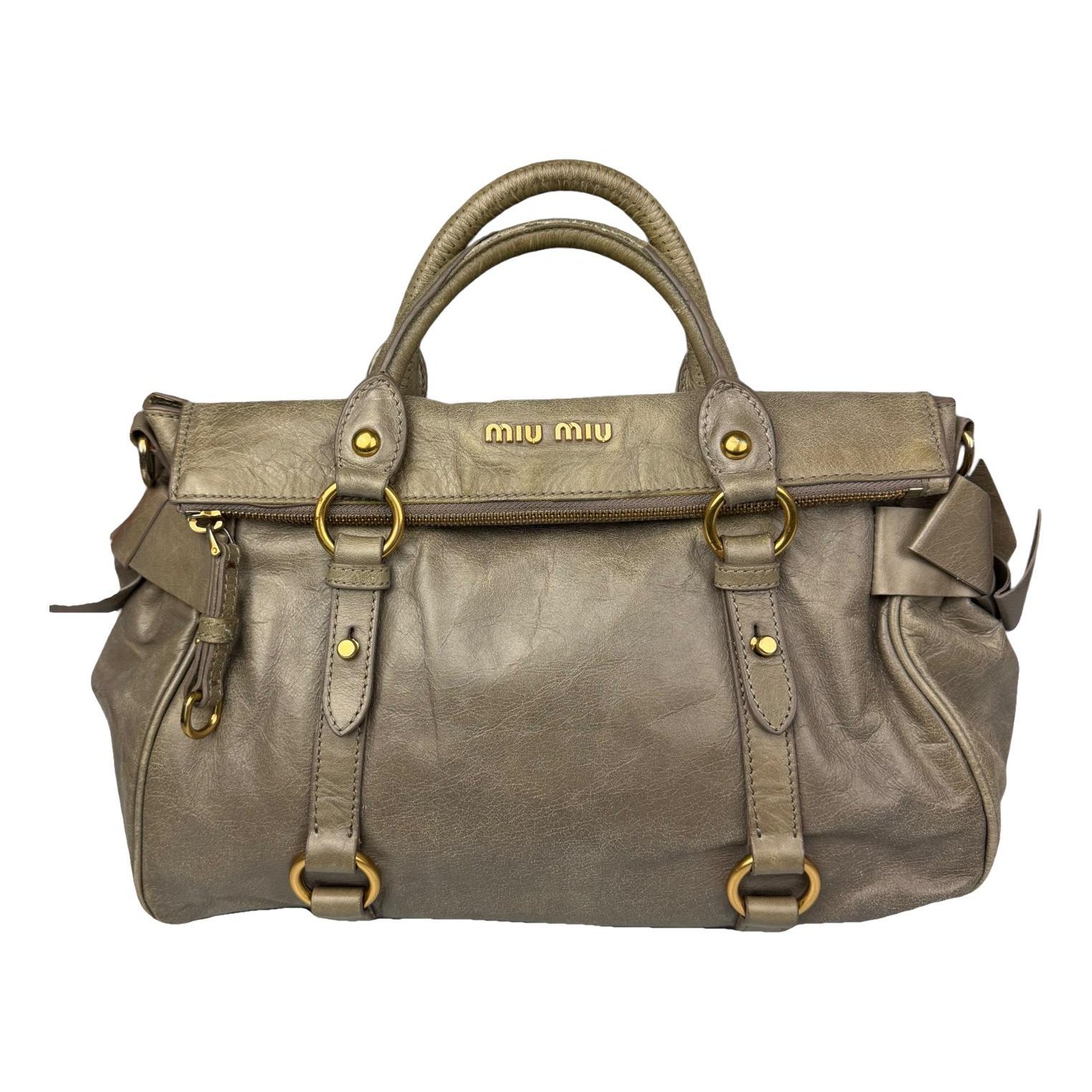 Vitello leather handbag