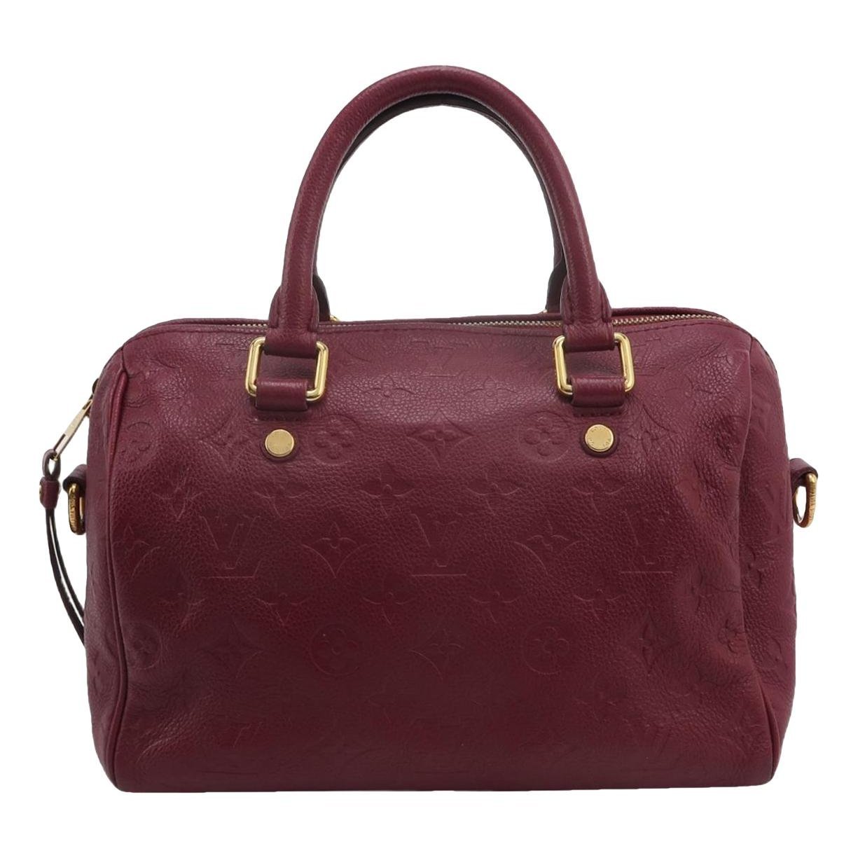 Speedy leather handbag