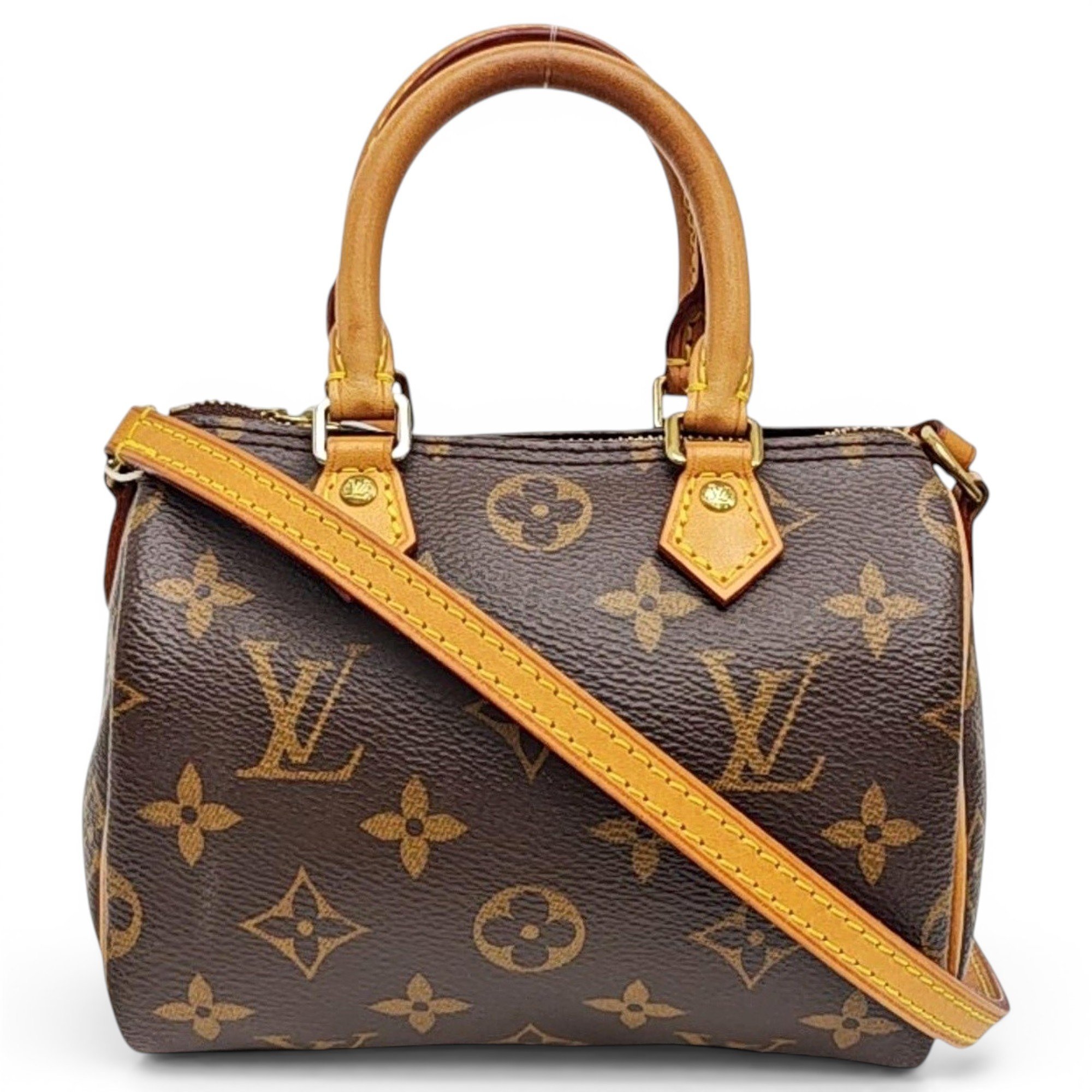 Nano Speedy / Mini HL leather handbag