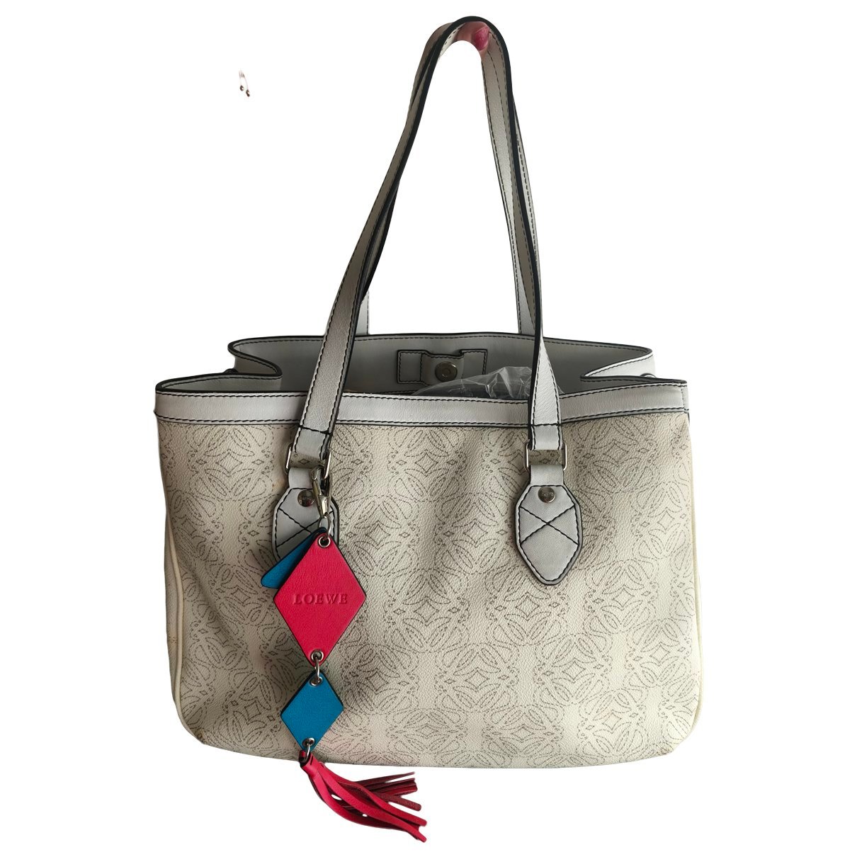 Leather tote