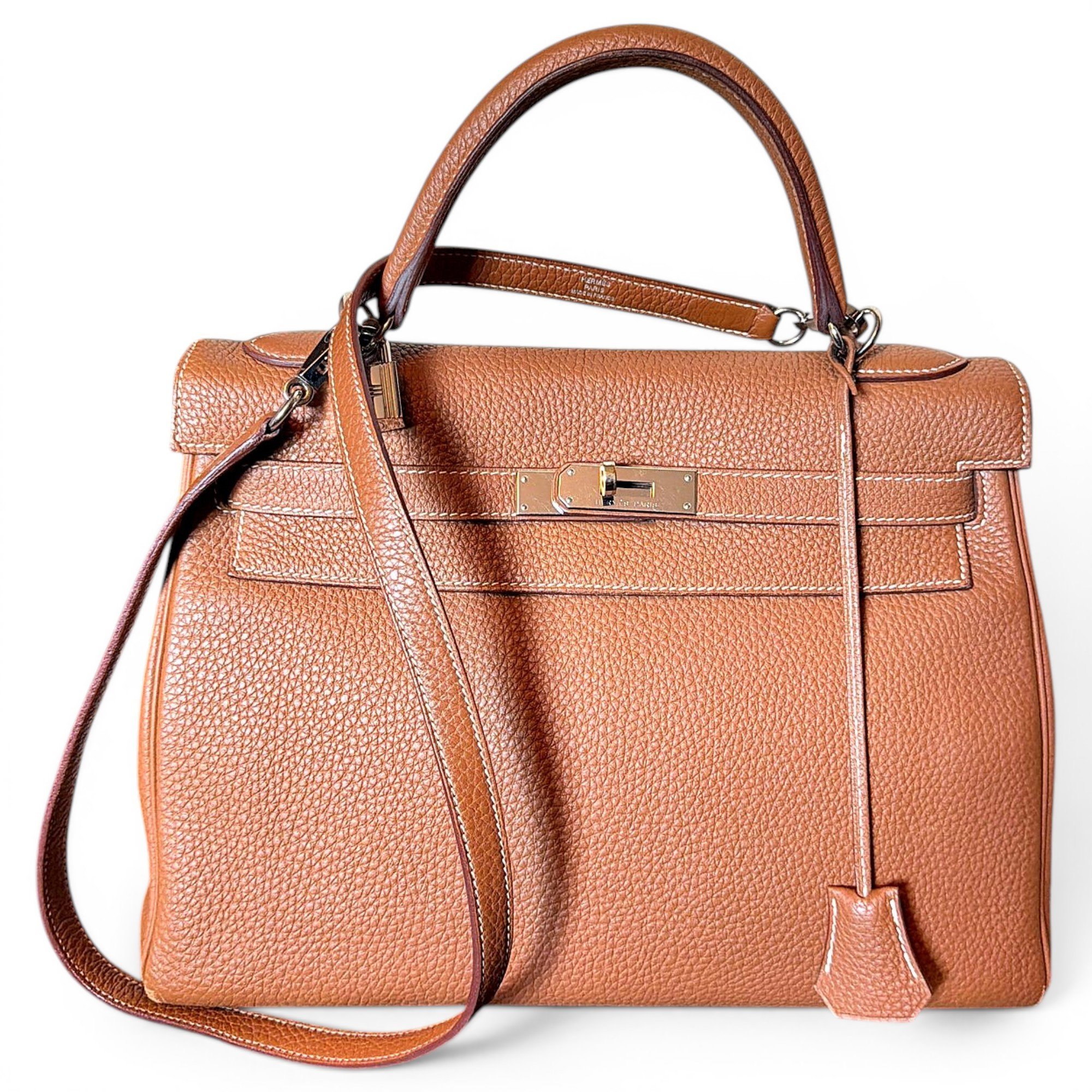Kelly 32 leather handbag