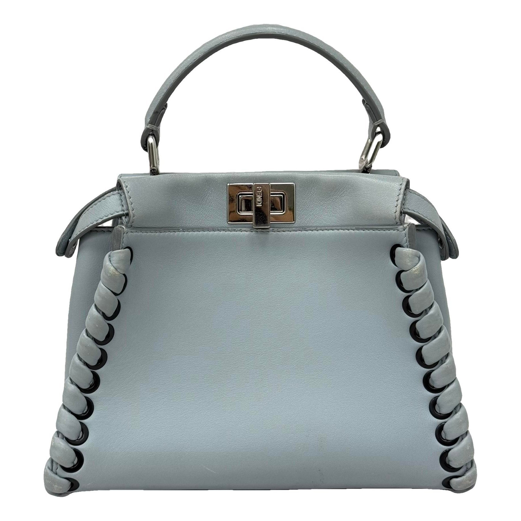Peekaboo leather handbag