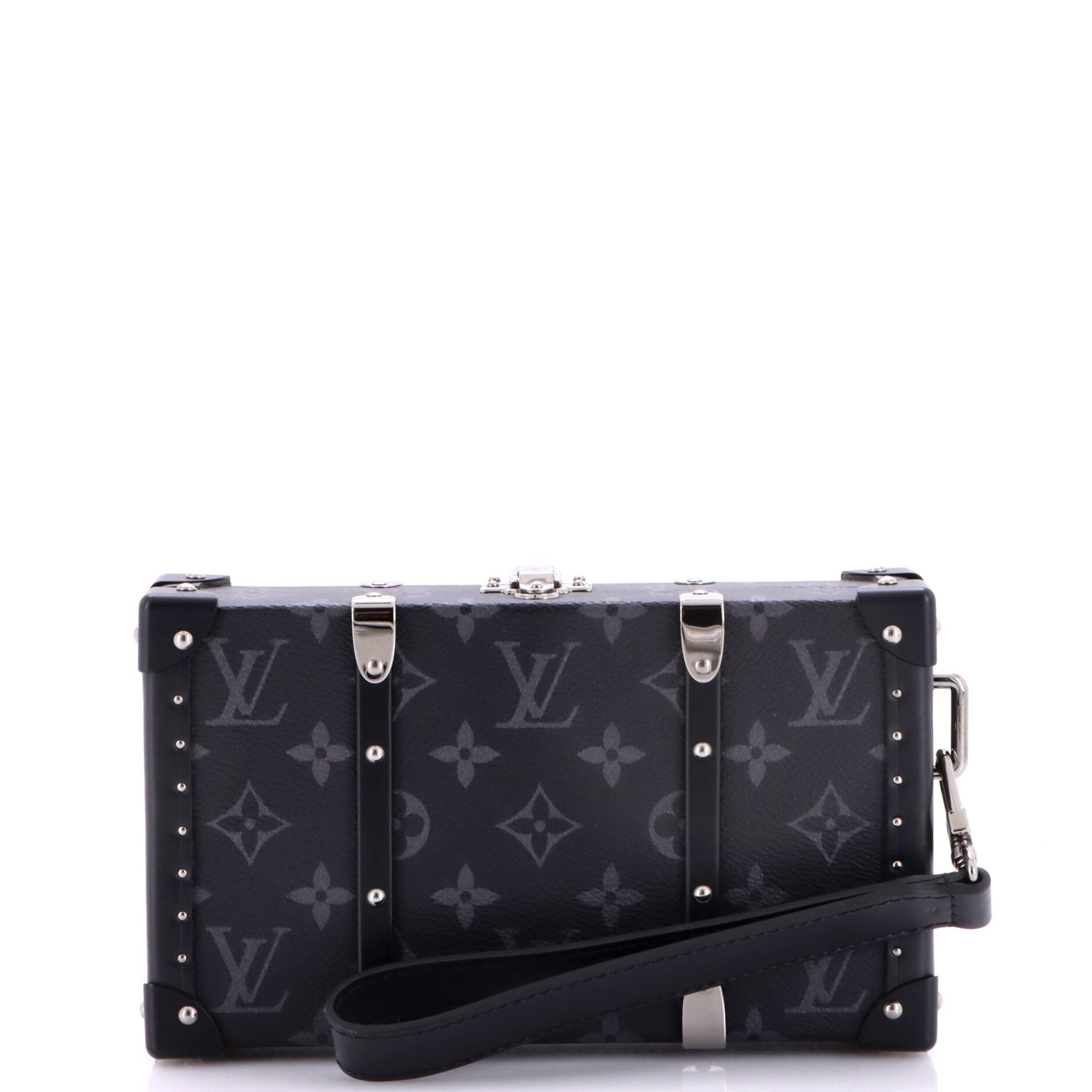 Wallet Trunk Clutch Monogram Eclipse Canvas