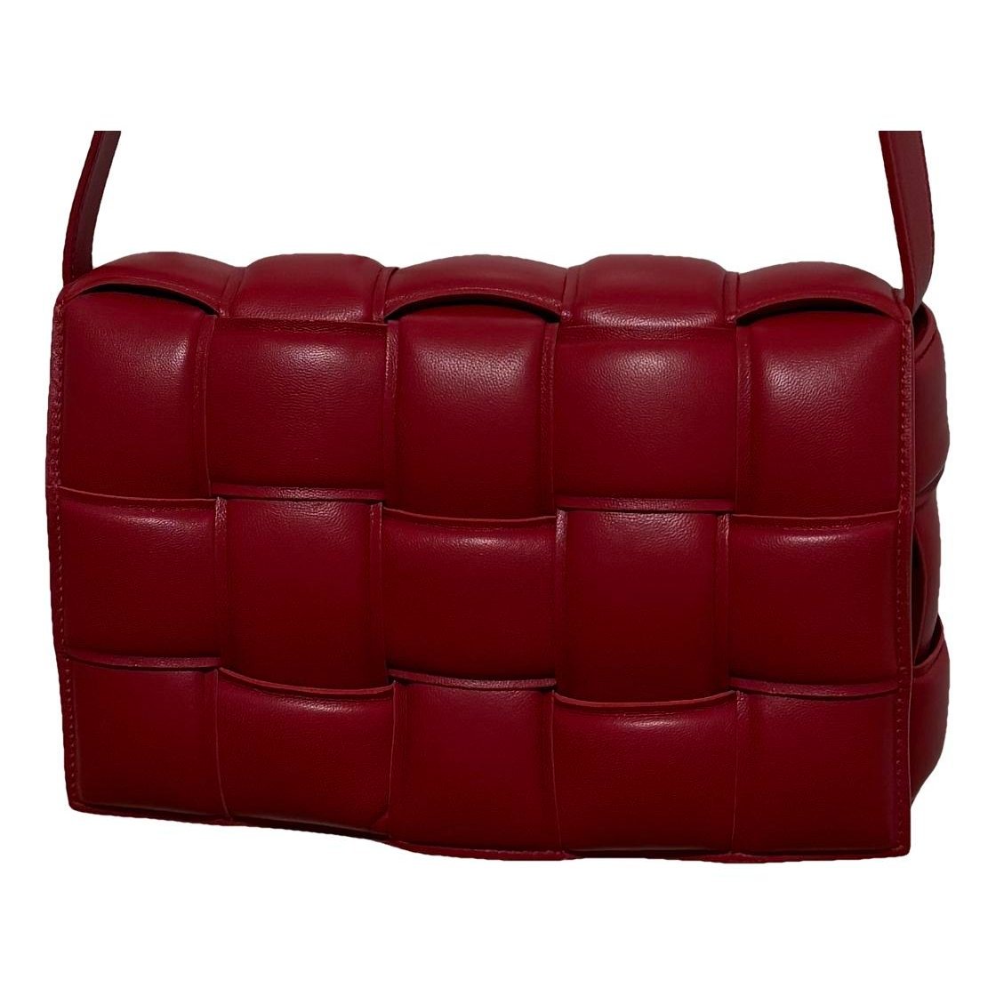 Cassette Padded leather handbag