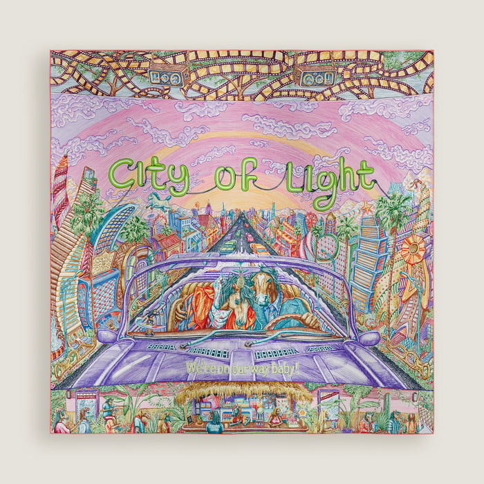 City Of Light Scarf 90