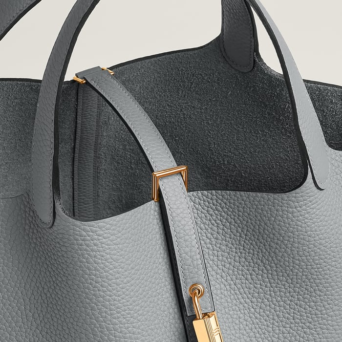 Gris Pantin Bolso Picotin Lock 22